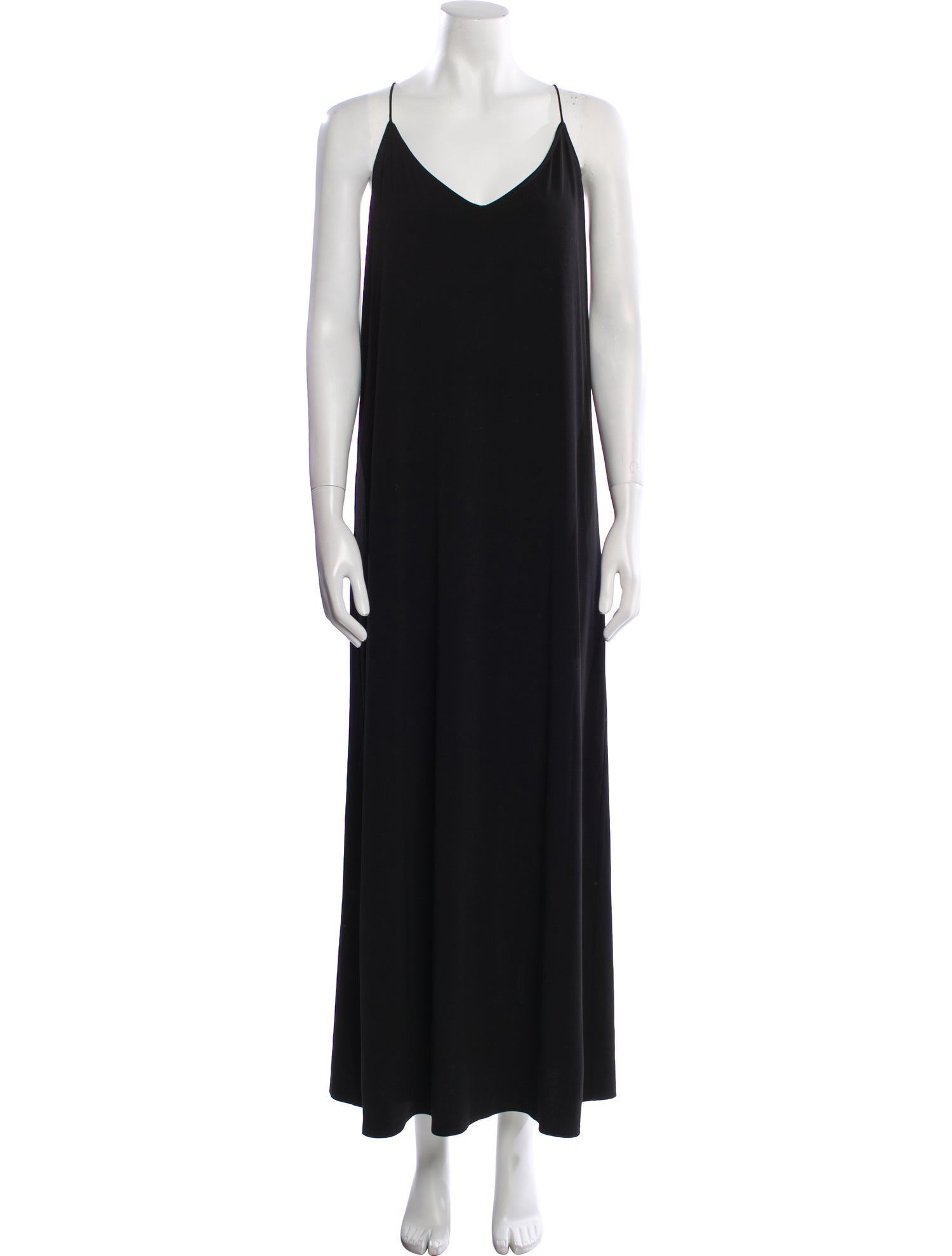 Marie France Van Damme V-Neck Long Dress