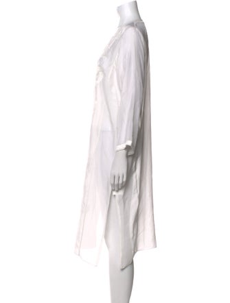 Marie France Van Damme Silk Midi Length Dress