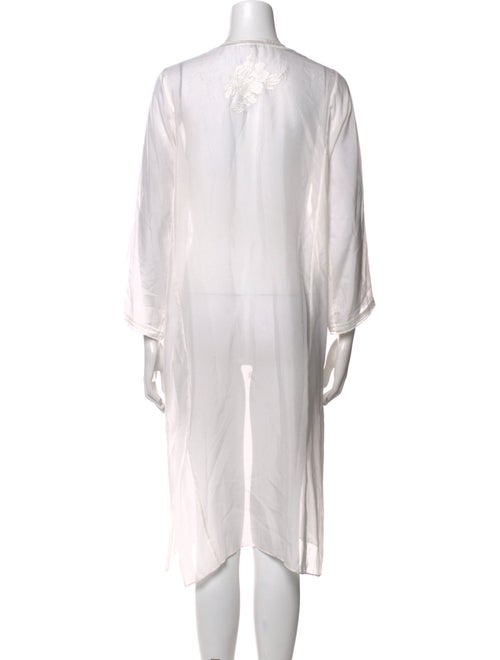 Marie France Van Damme Silk Midi Length Dress