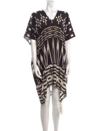 Marie France Van Damme Printed Mini Dress