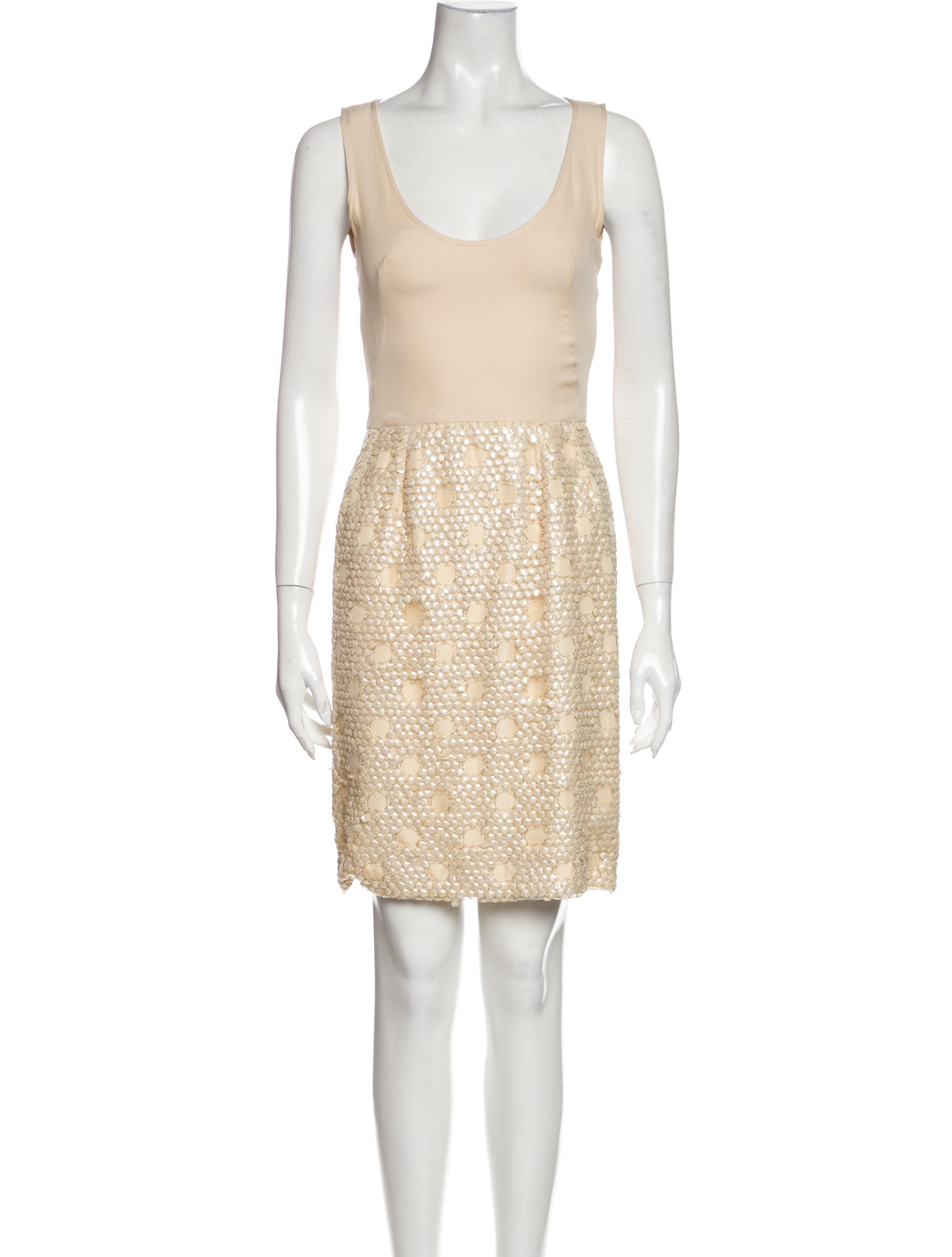 Martin Grant Scoop Neck Mini Dress