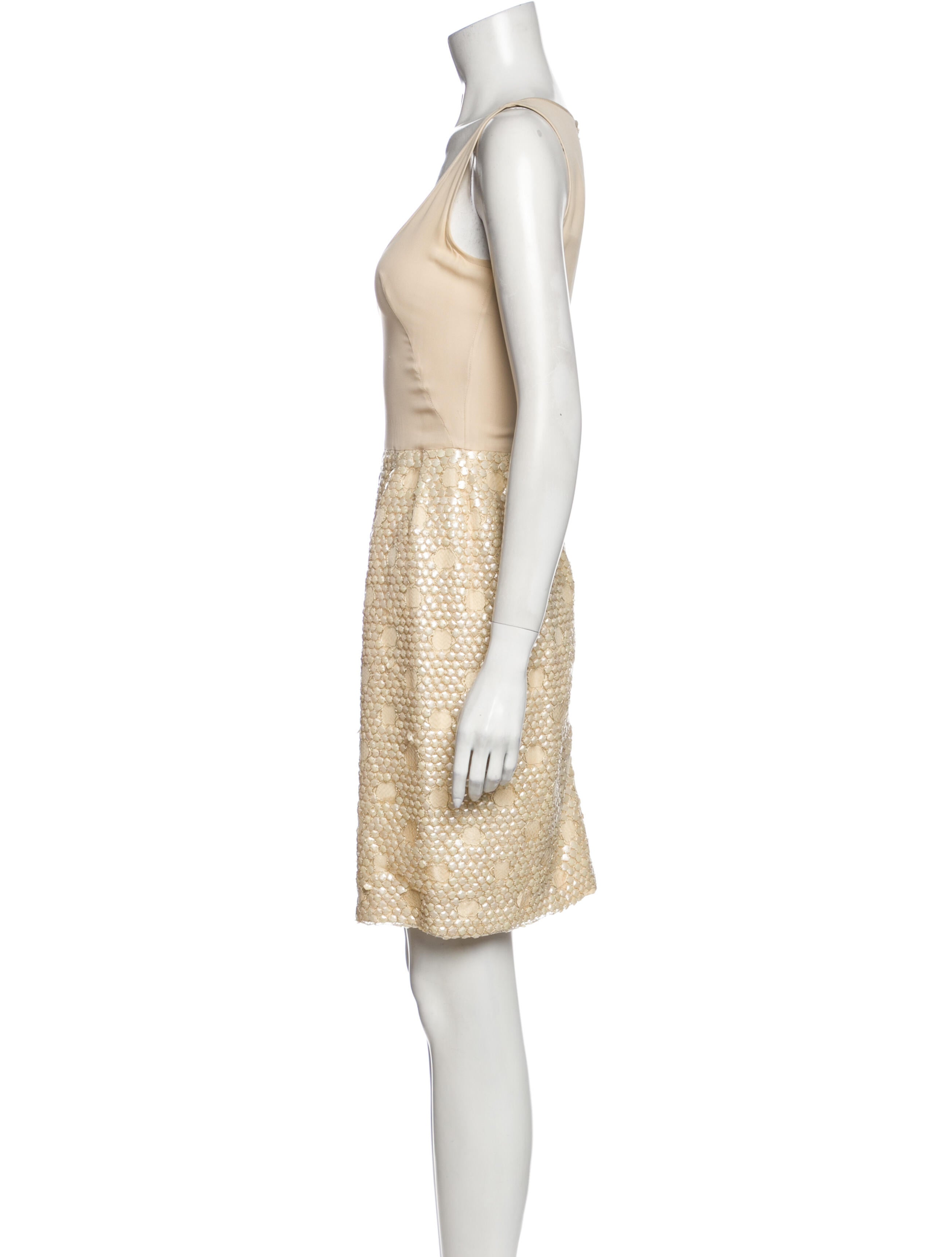 Martin Grant Scoop Neck Mini Dress