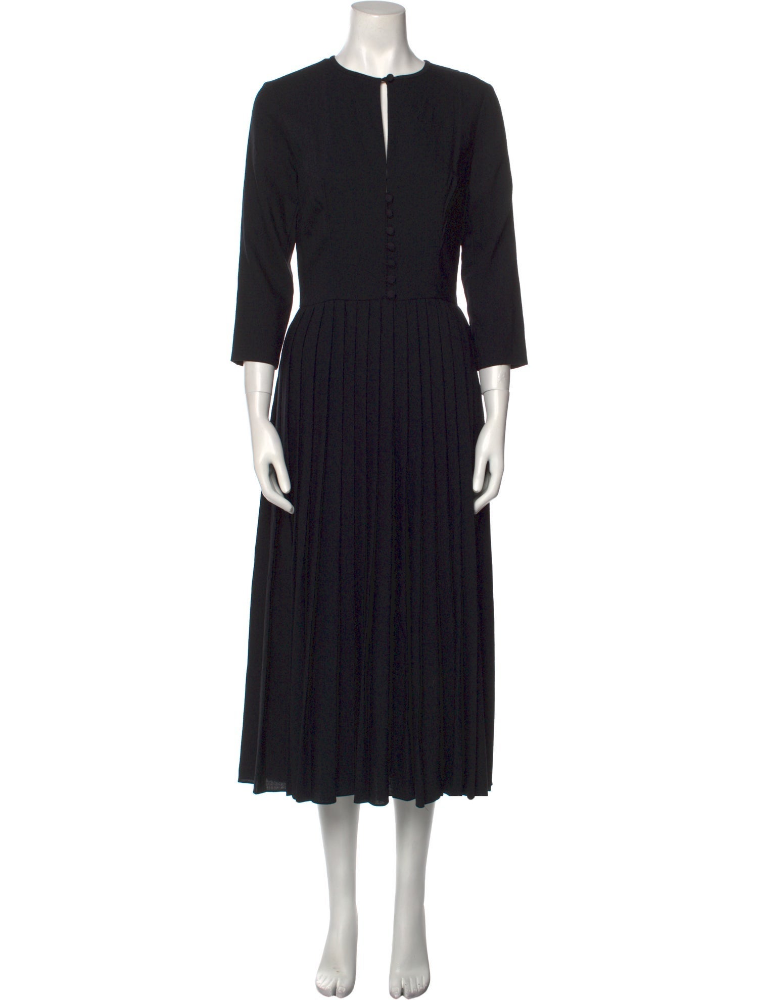 Martin Grant Crew Neck Long Dress
