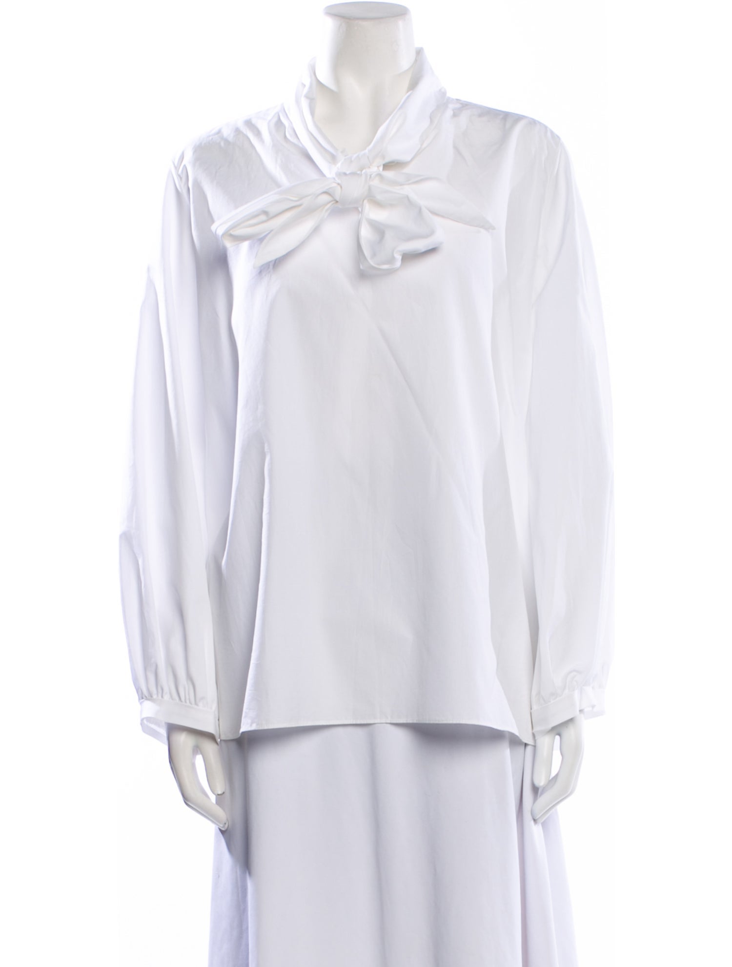 Martin Grant Cowl Neck Long Sleeve Blouse