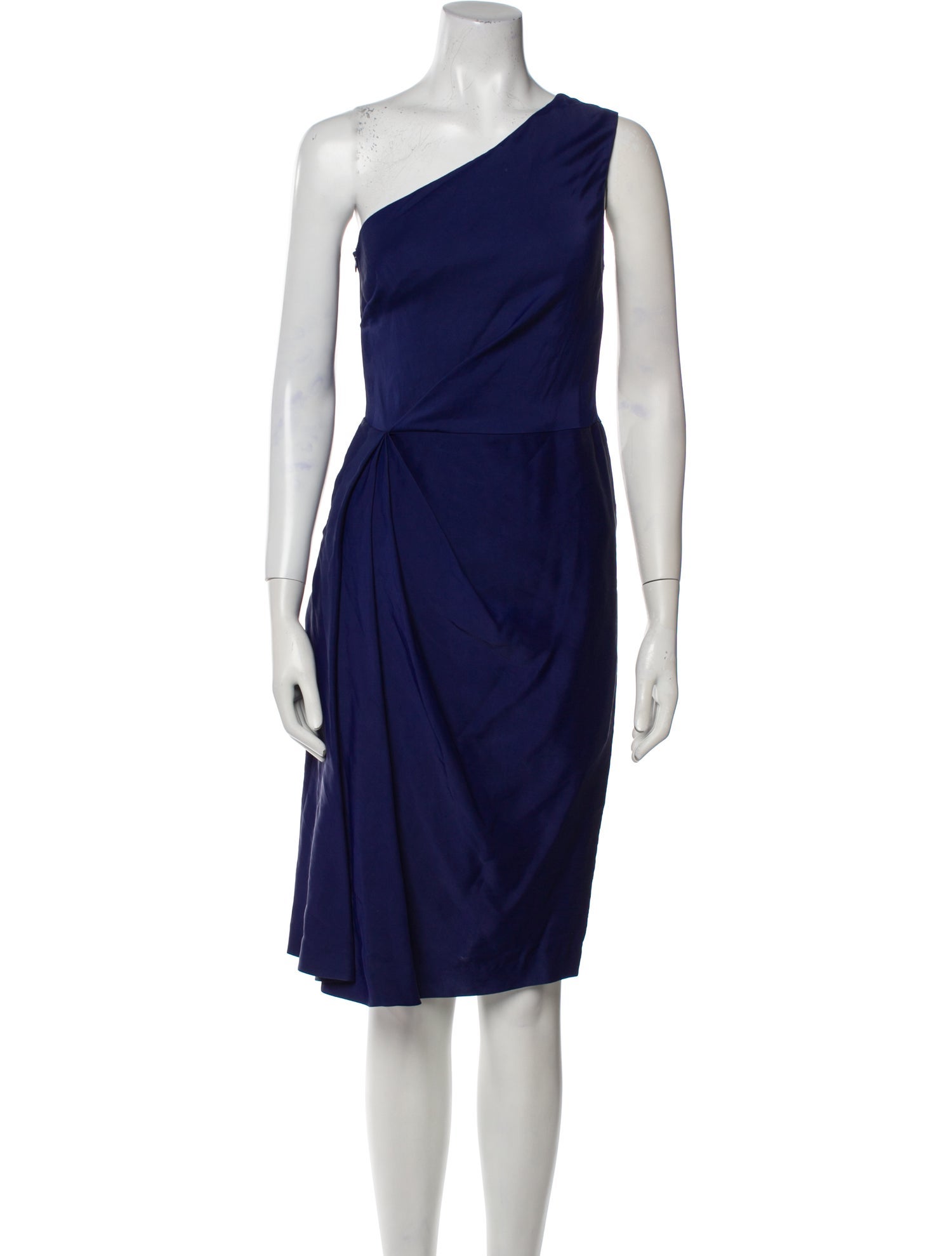 Martin Grant One-Shoulder Knee-Length Dress