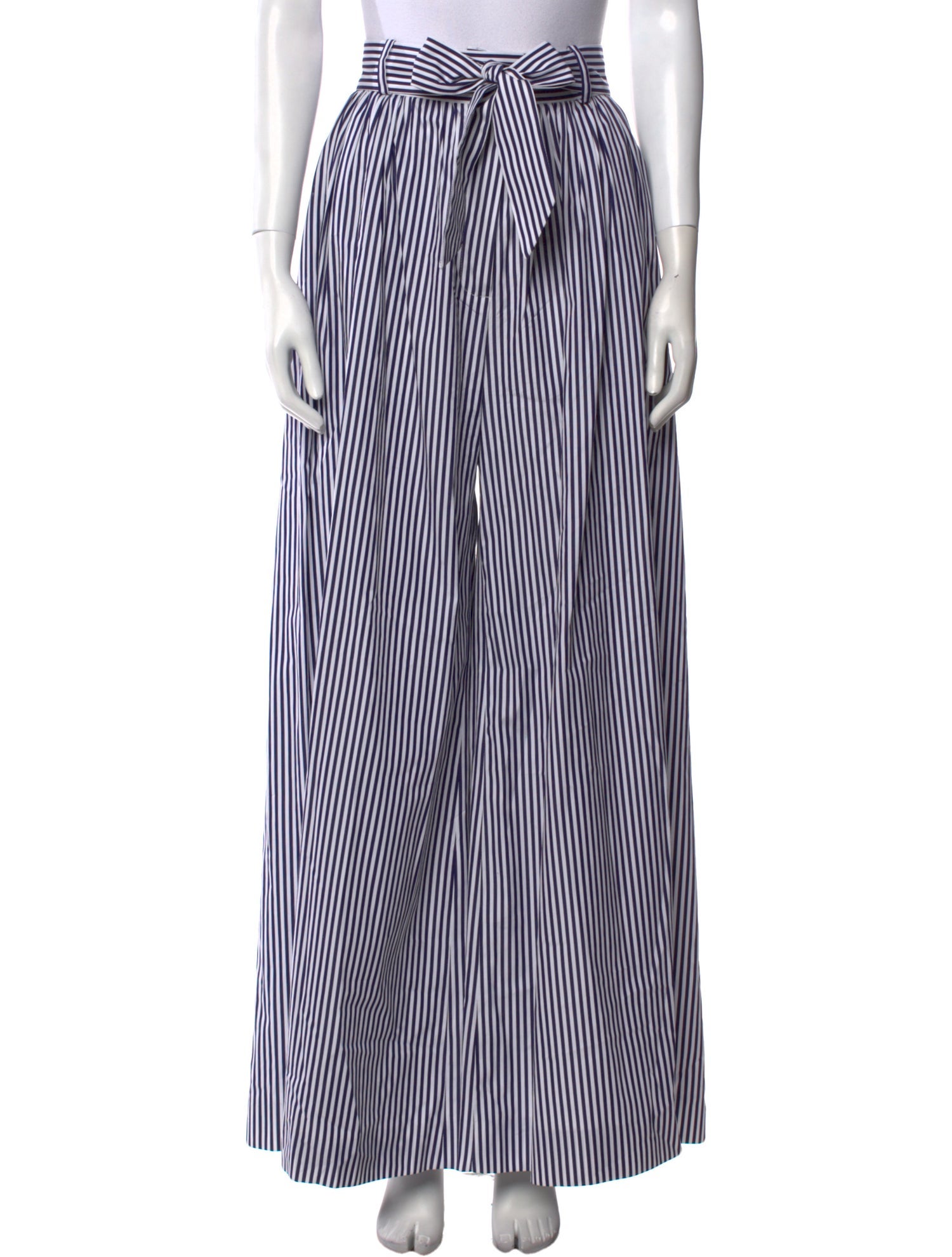 Martin Grant Striped Wide Leg Pants