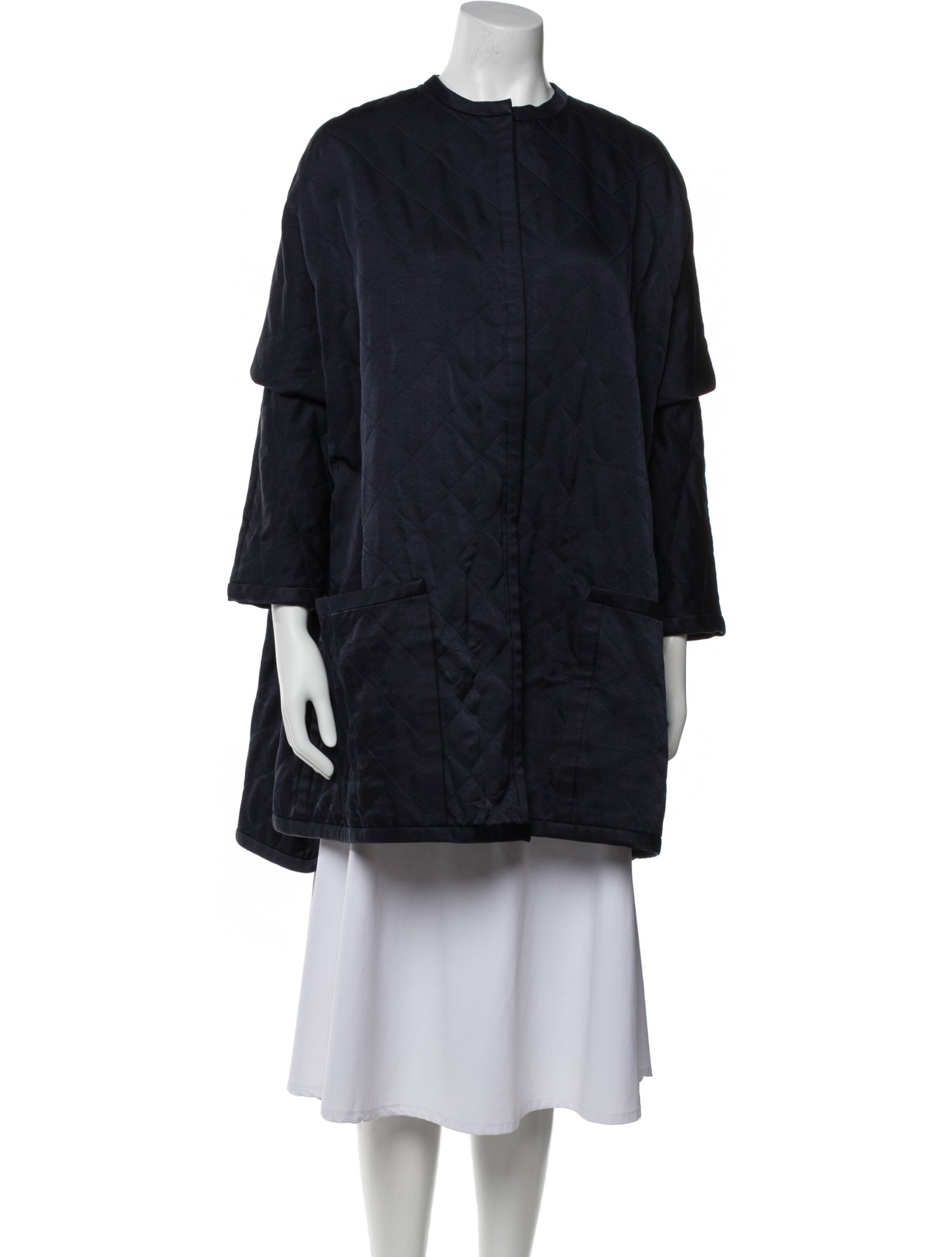 Martin Grant Linen Faux Fur Coat