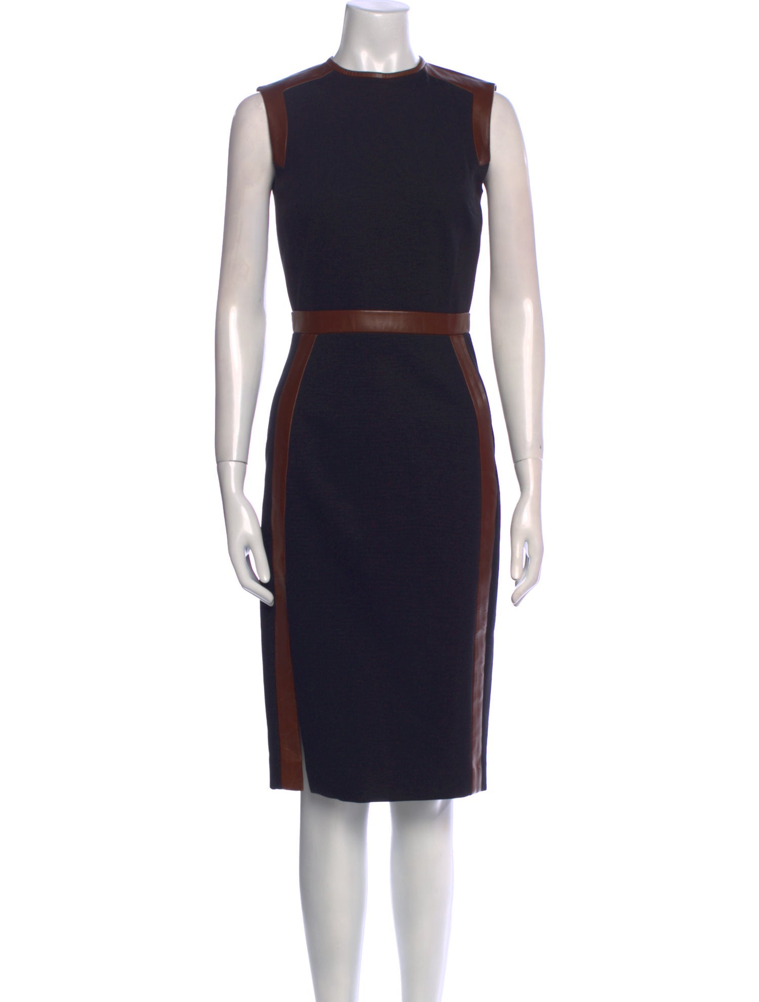 Martin Grant Virgin Wool Midi Length Dress
