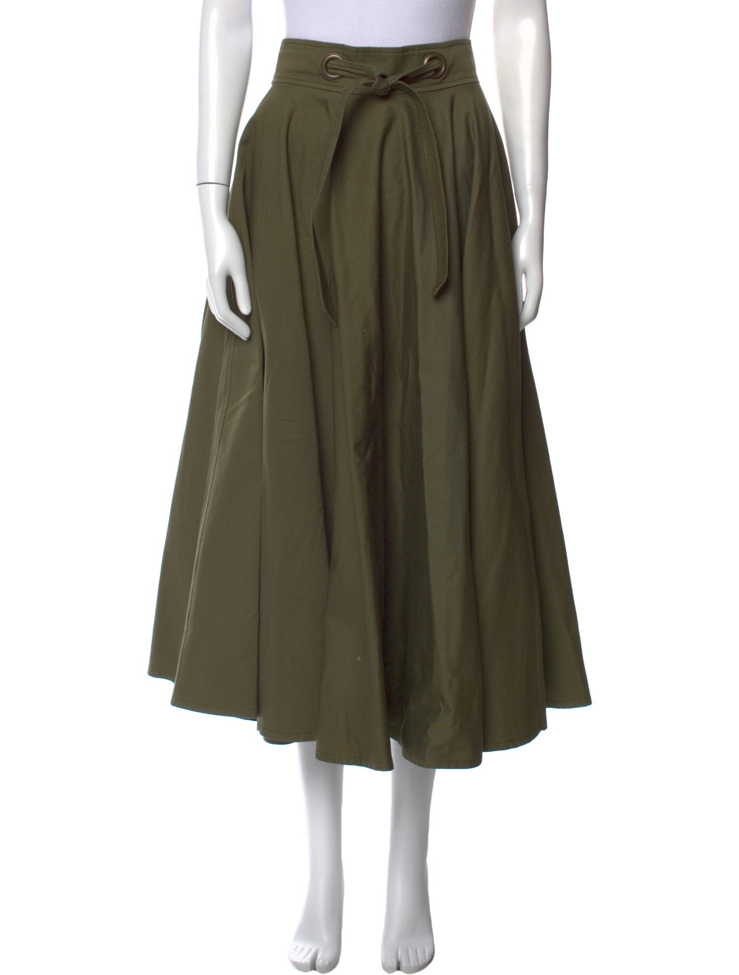 Martin Grant Virgin Wool Midi Length Skirt