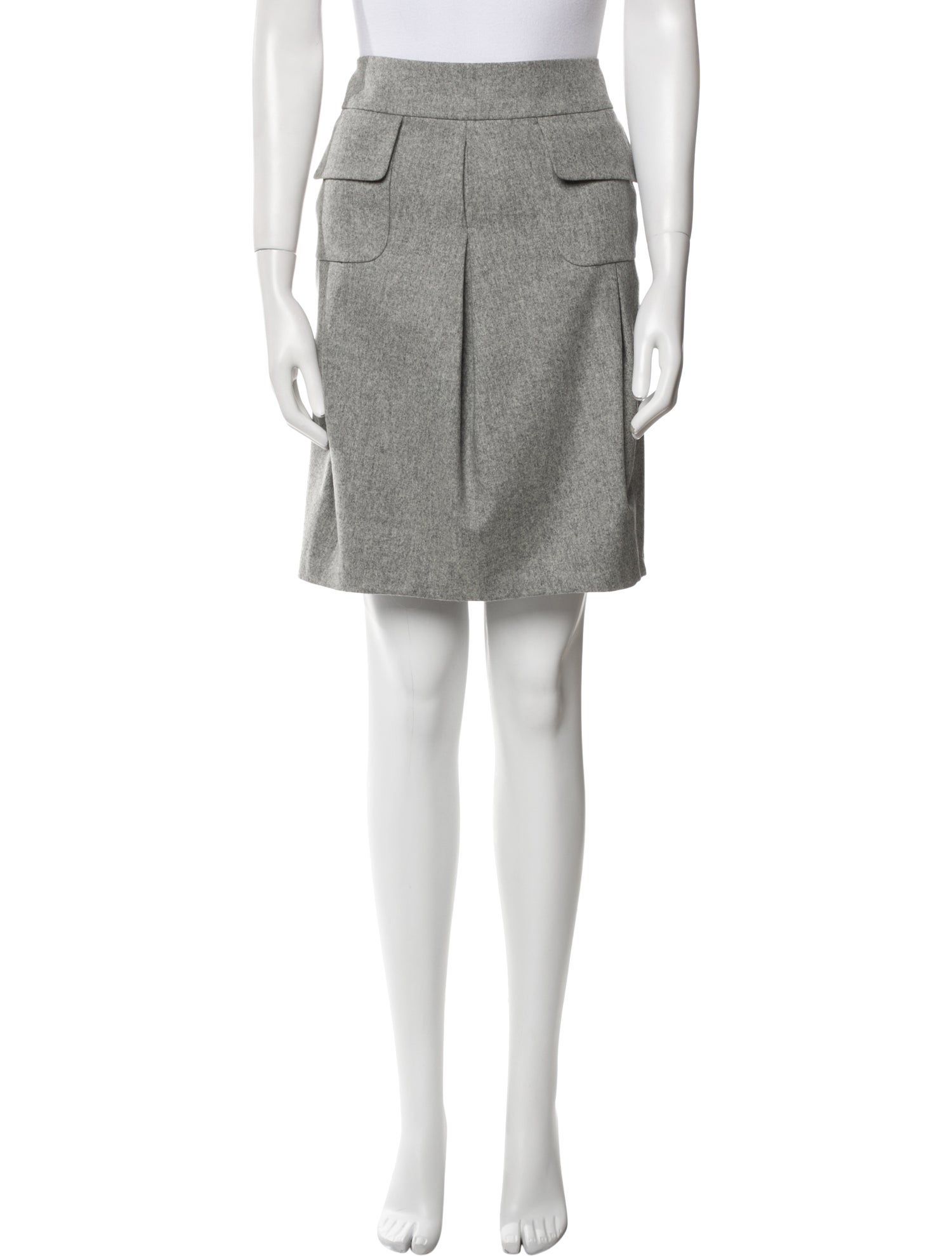 Martin Grant Wool Knee-Length Skirt