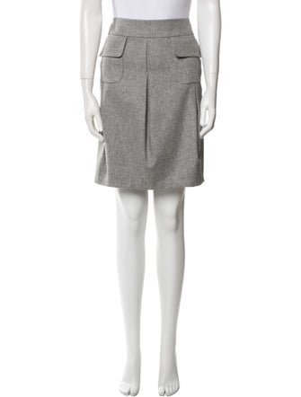 Martin Grant Wool Knee-Length Skirt