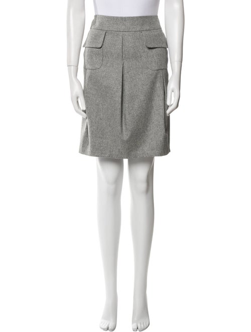Martin Grant Wool Knee-Length Skirt