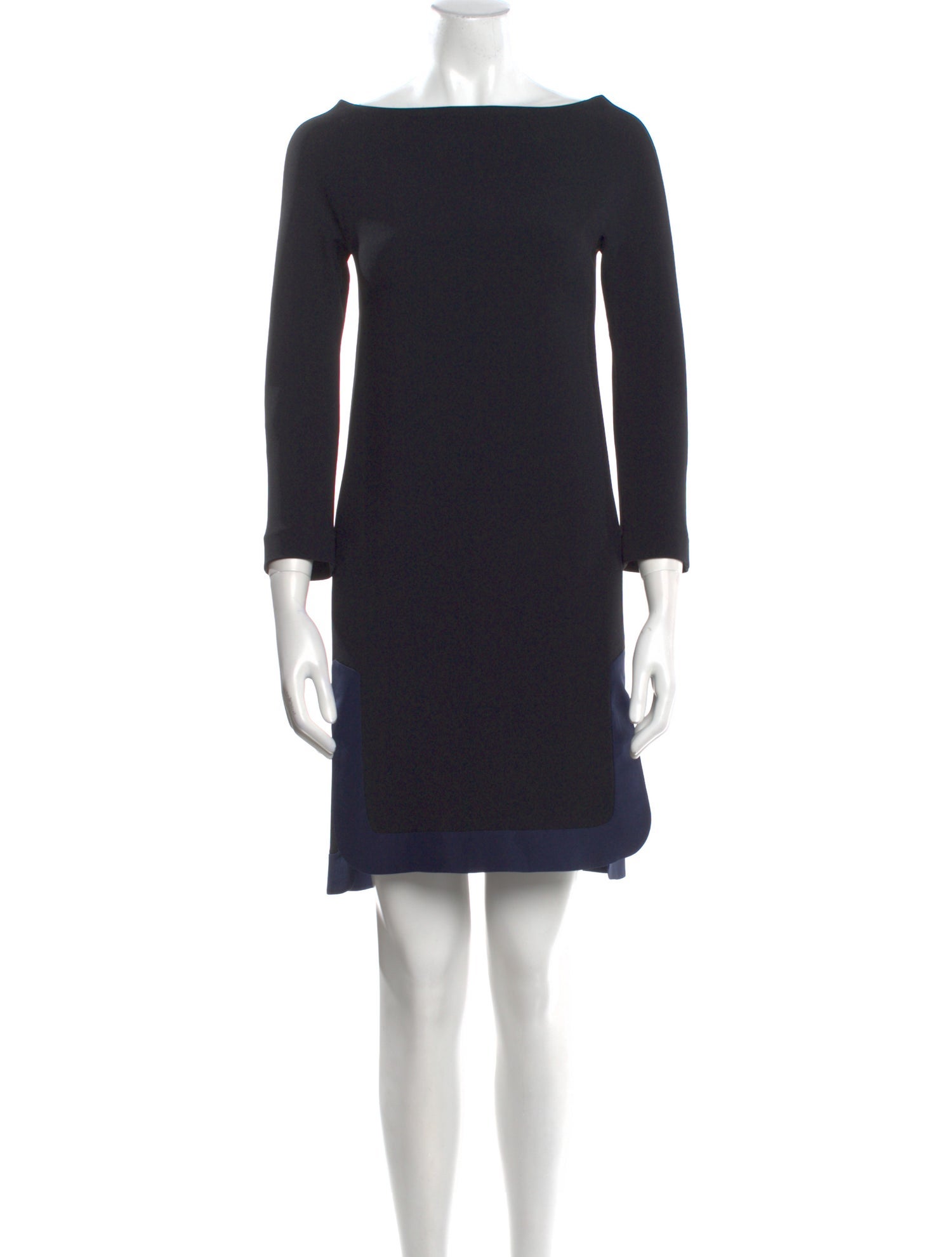 Martin Grant Bateau Neckline Mini Dress