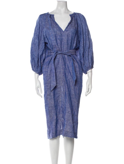 Martin Grant Linen Midi Length Dress