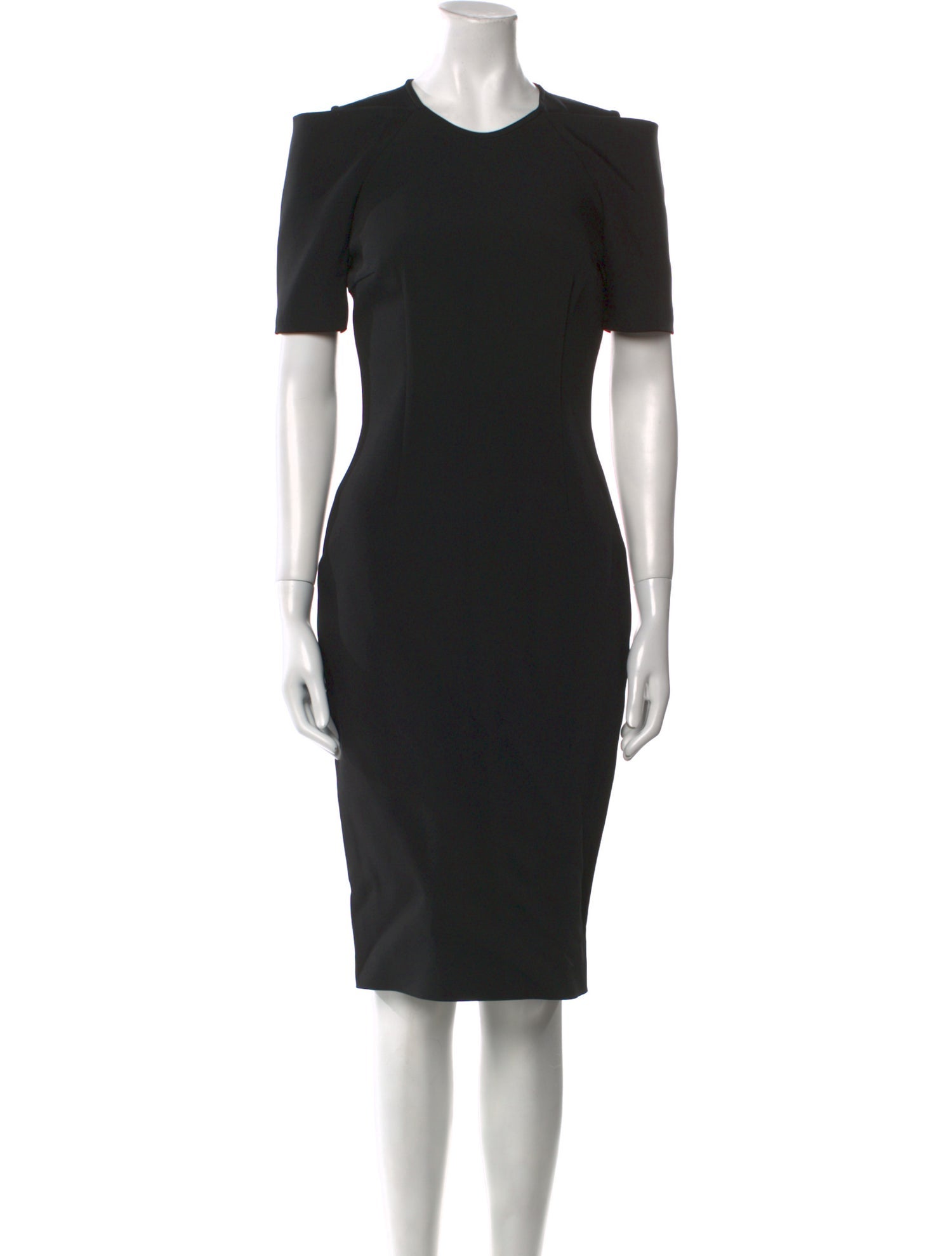 Martin Grant Crew Neck Midi Length Dress