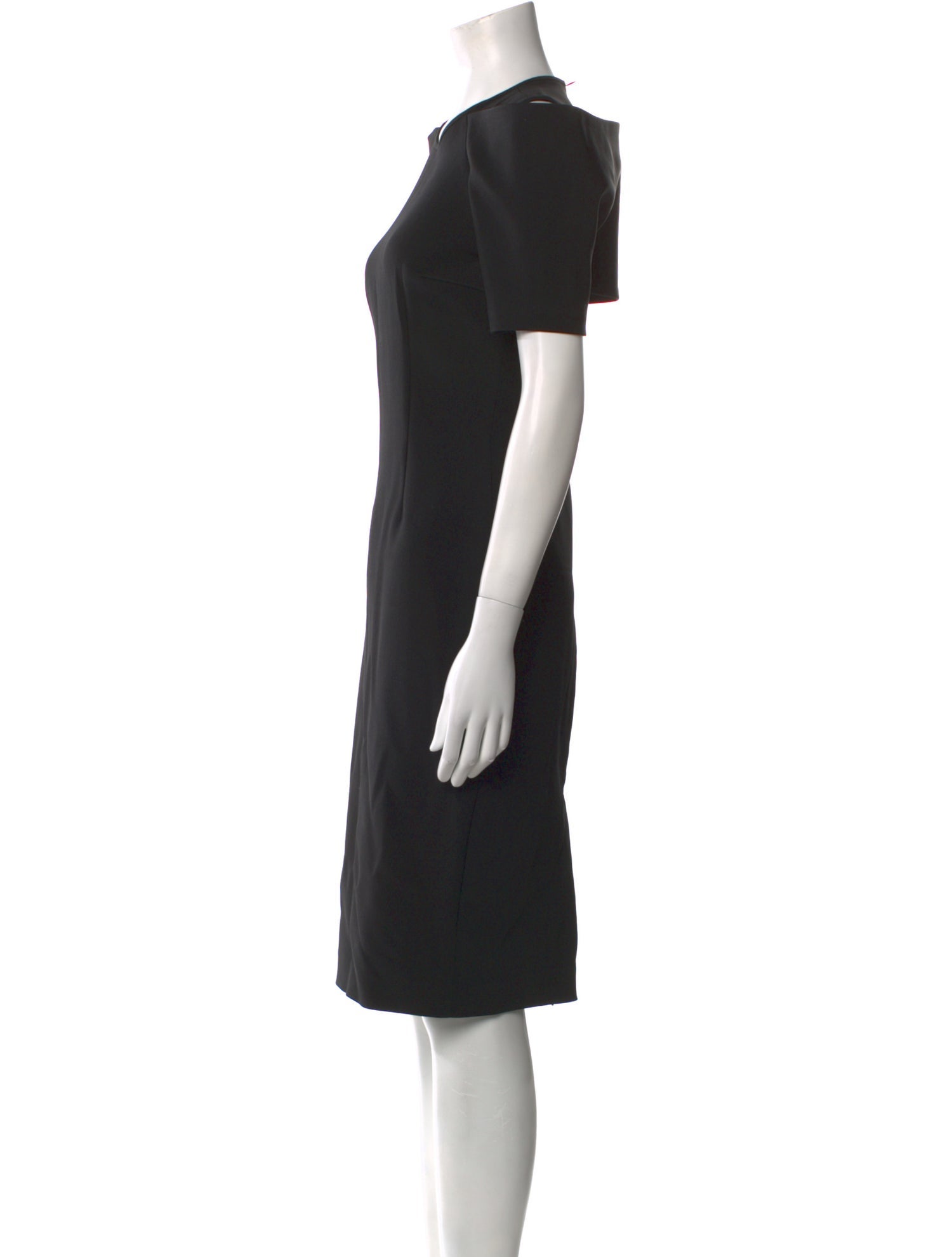 Martin Grant Crew Neck Midi Length Dress