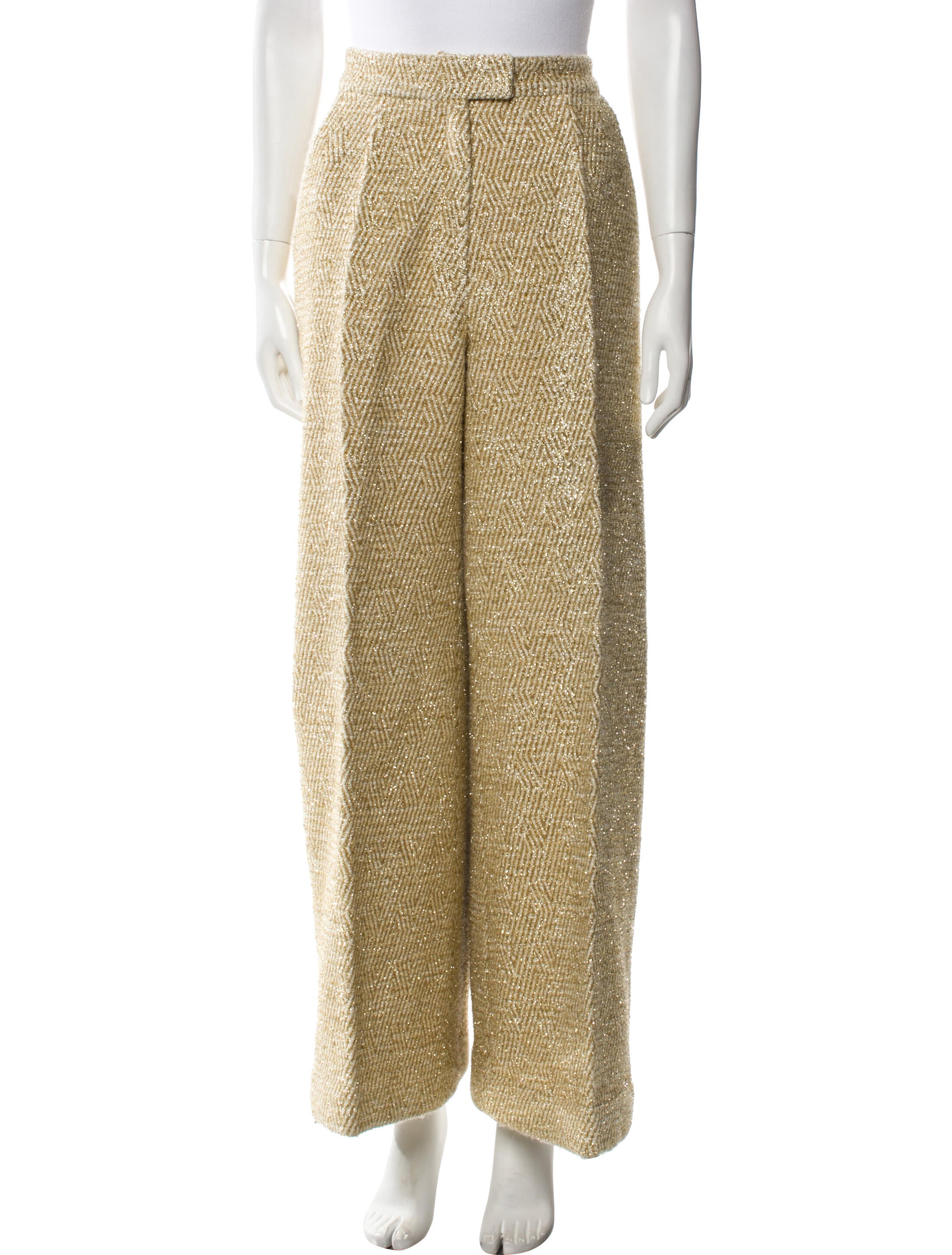 Martin Grant Virgin Wool Wide Leg Pants