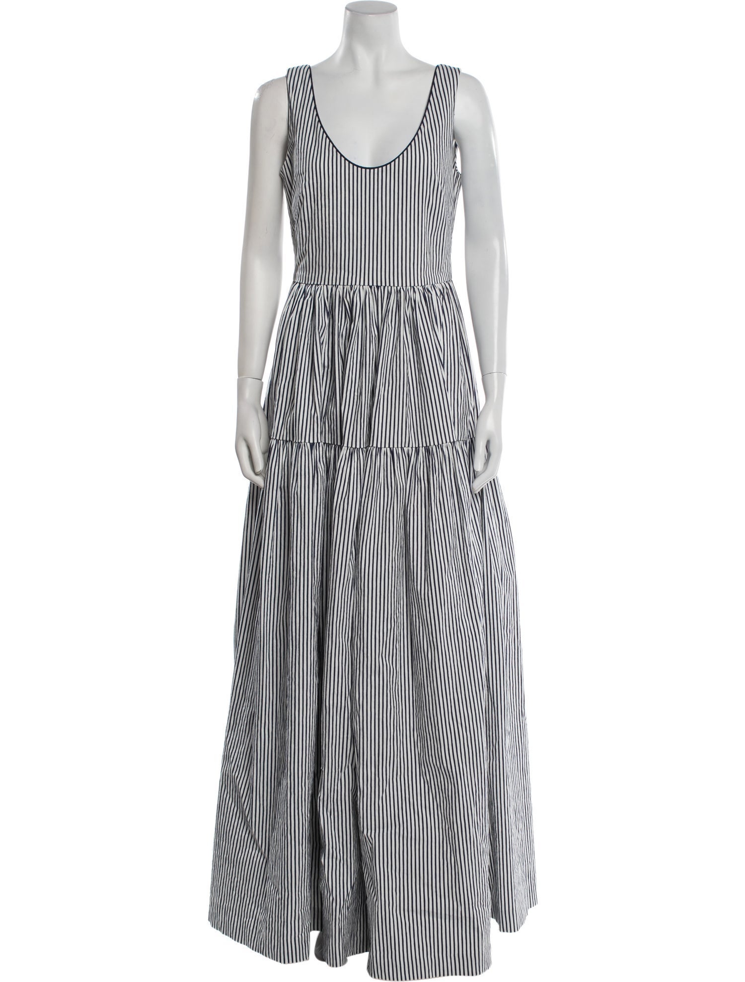 Martin Grant Striped Long Dress w/ Tags