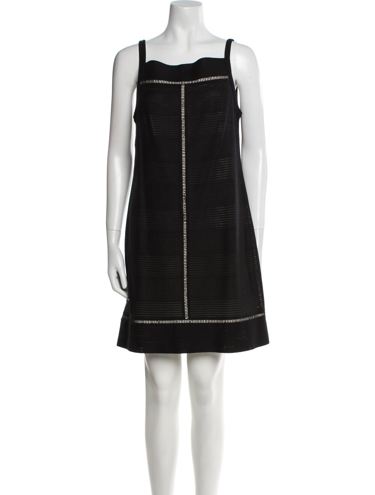 Martin Grant Square Neckline Mini Dress