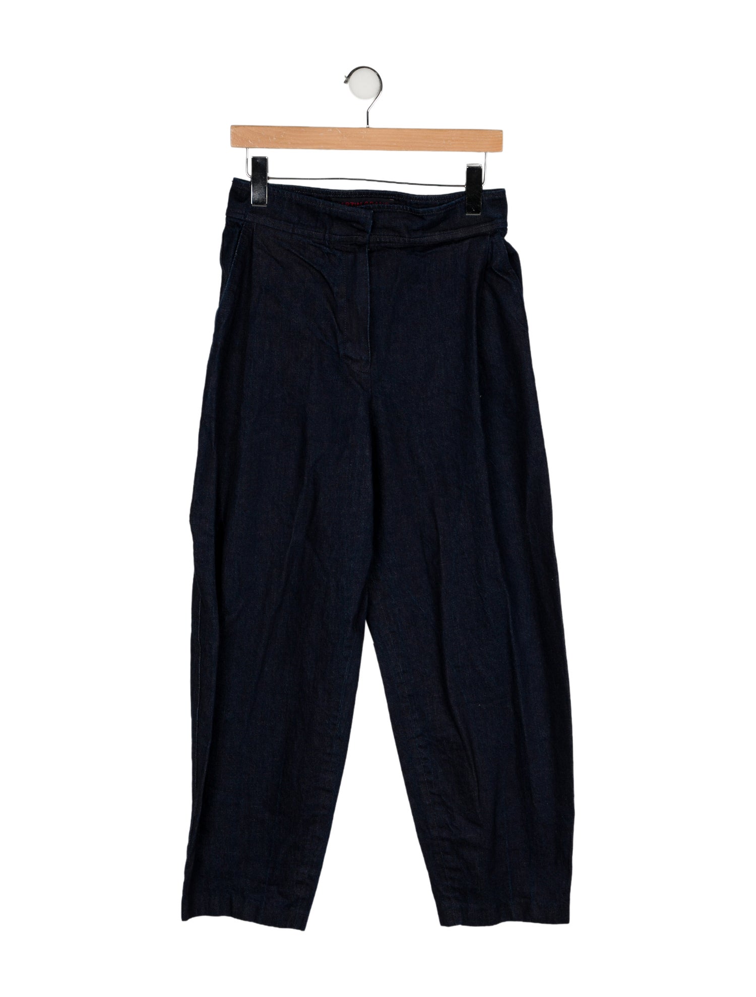 Martin Grant Mid-Rise Straight Leg Jeans