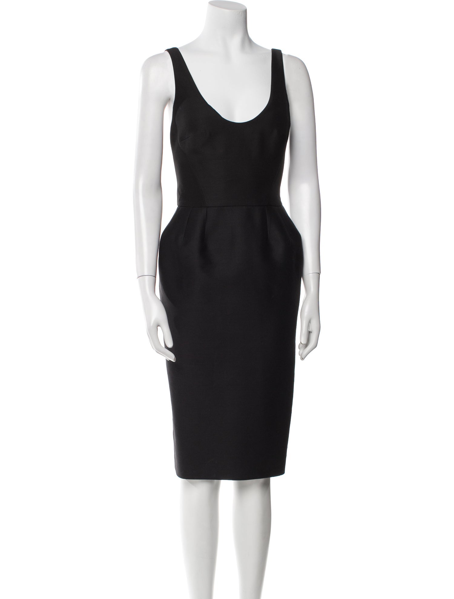 Martin Grant Virgin Wool Knee-Length Dress