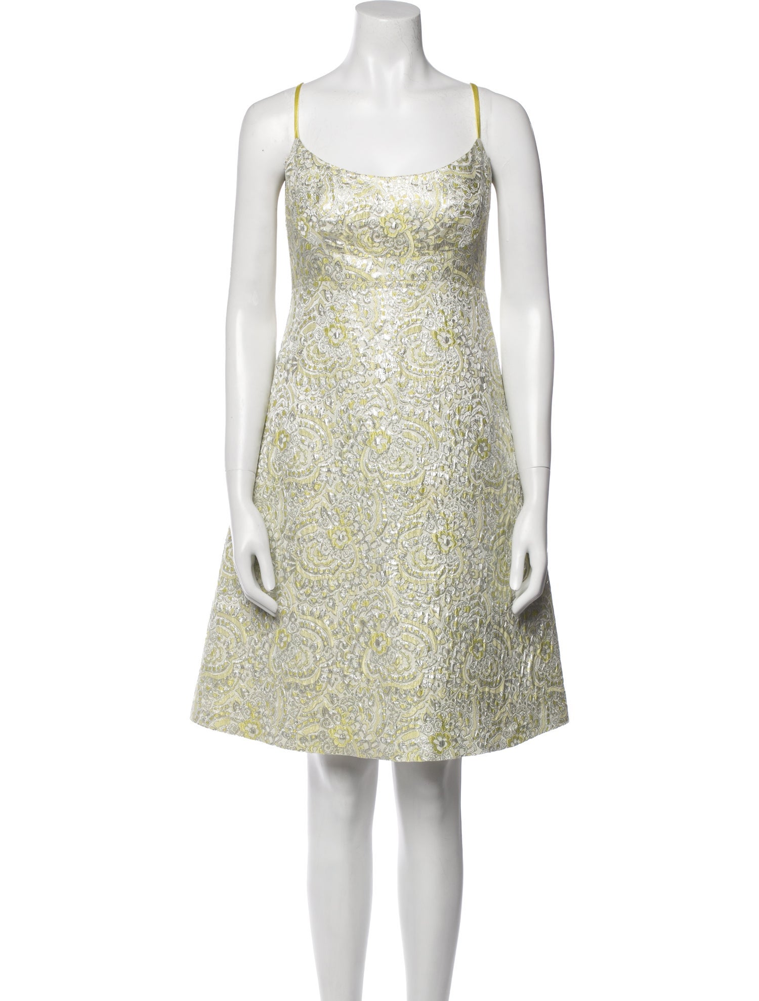 Martin Grant Square Neckline Mini Dress