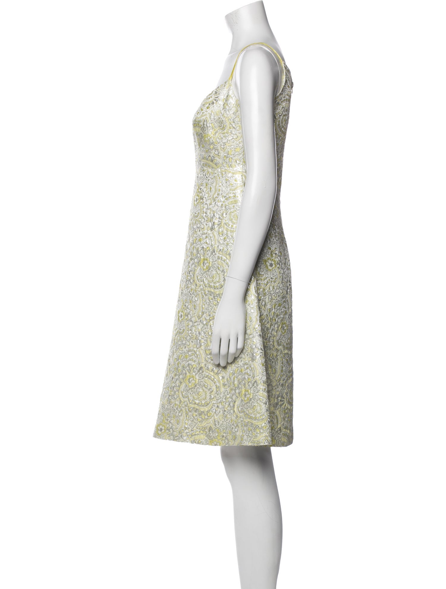 Martin Grant Square Neckline Mini Dress