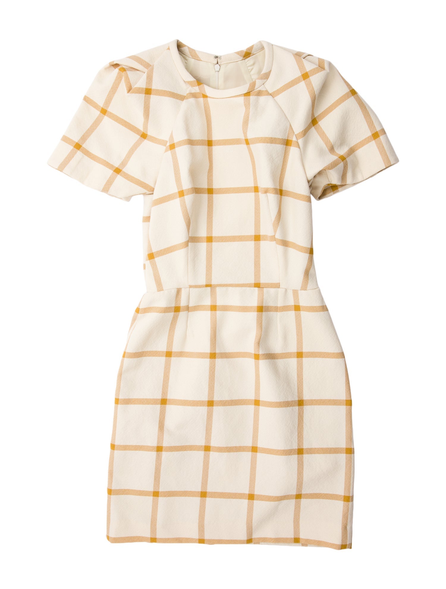 Martin Grant Plaid Print Mini Dress