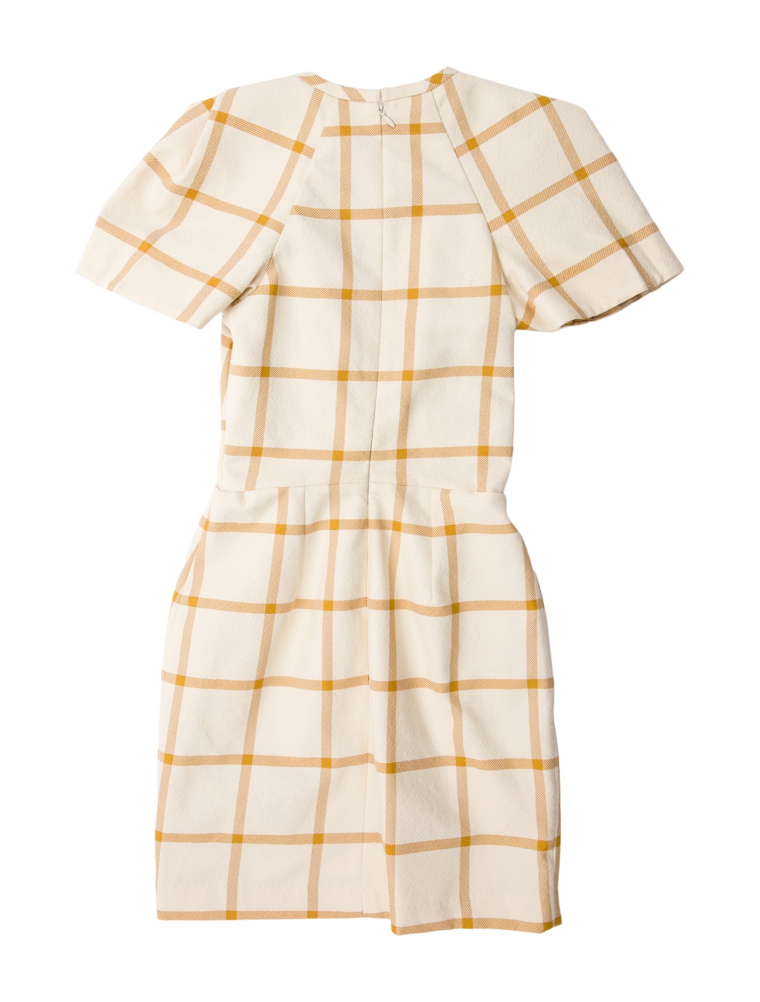 Martin Grant Plaid Print Mini Dress