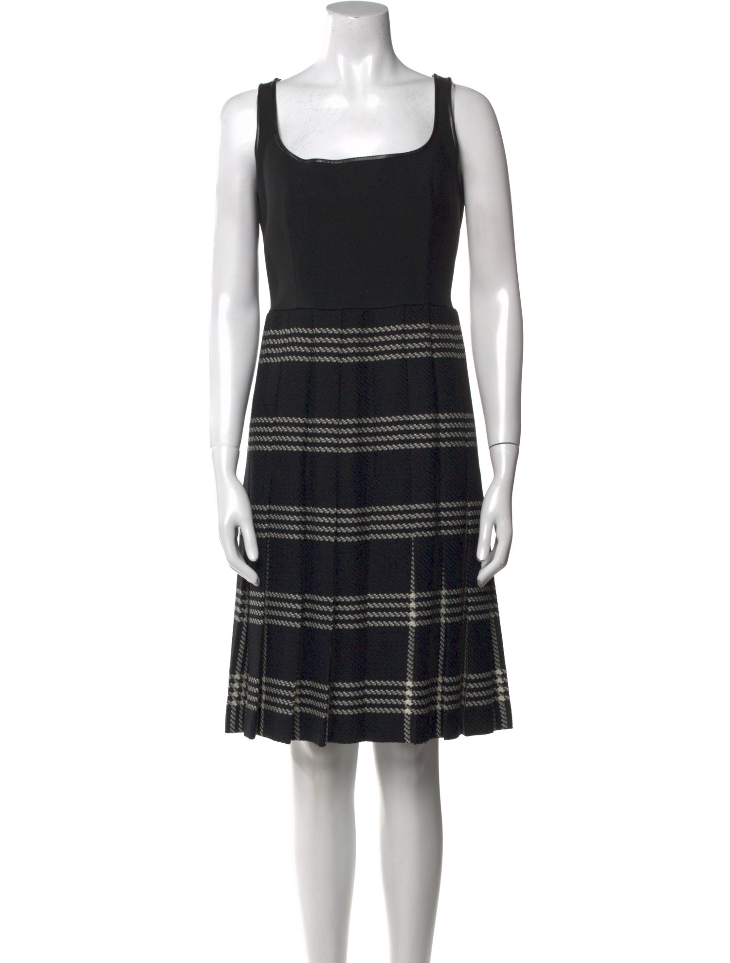 Martin Grant Striped Knee-Length Dress