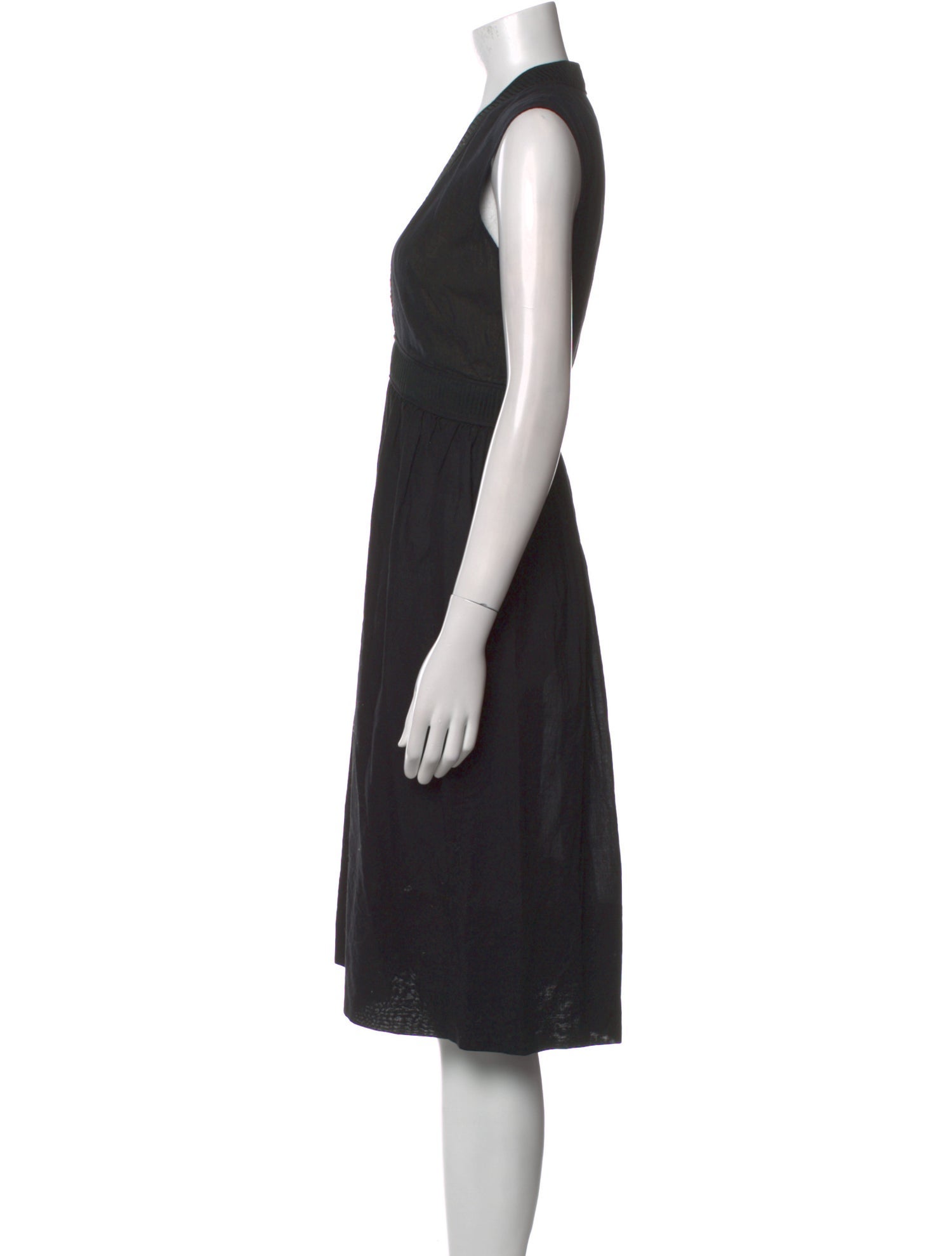 Martin Grant V-Neck Knee-Length Dress