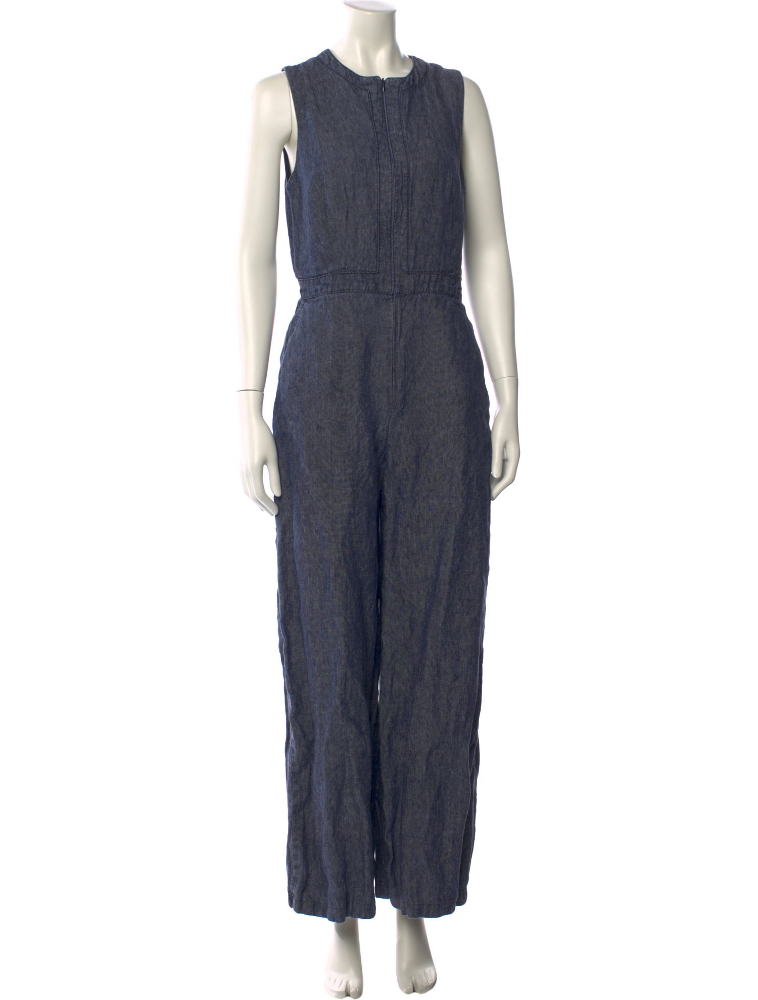 Martin Grant Linen Crew Neck Jumpsuit