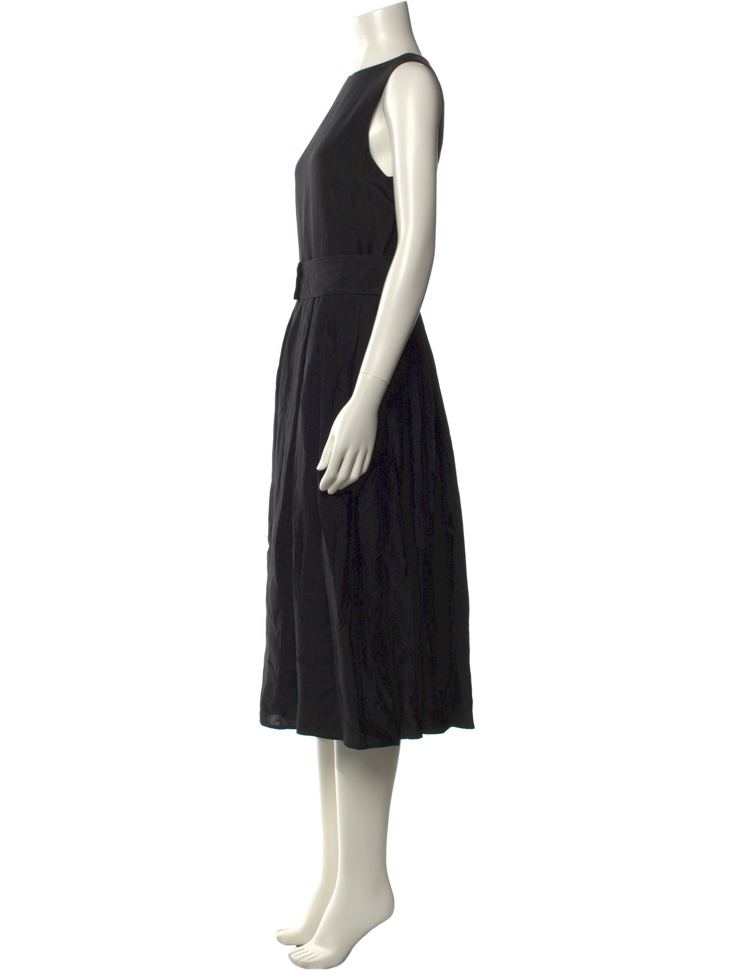 Martin Grant Crew Neck Midi Length Dress