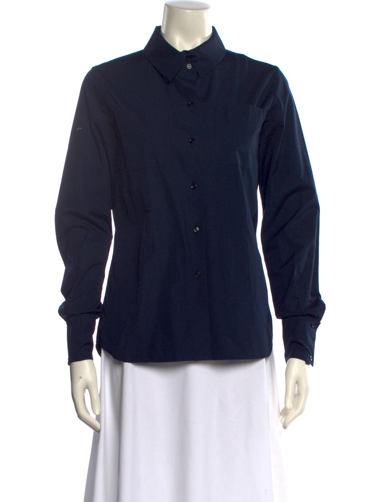 Martin Grant Long Sleeve Button-Up Top