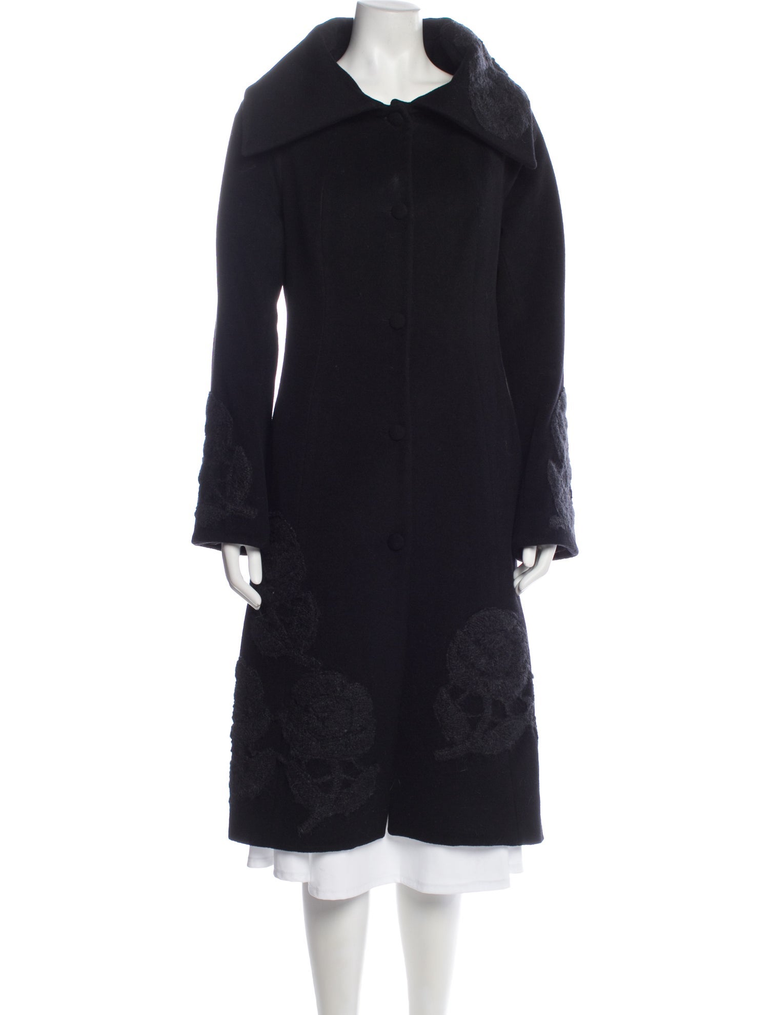 Martin Grant Wool Fur Coat