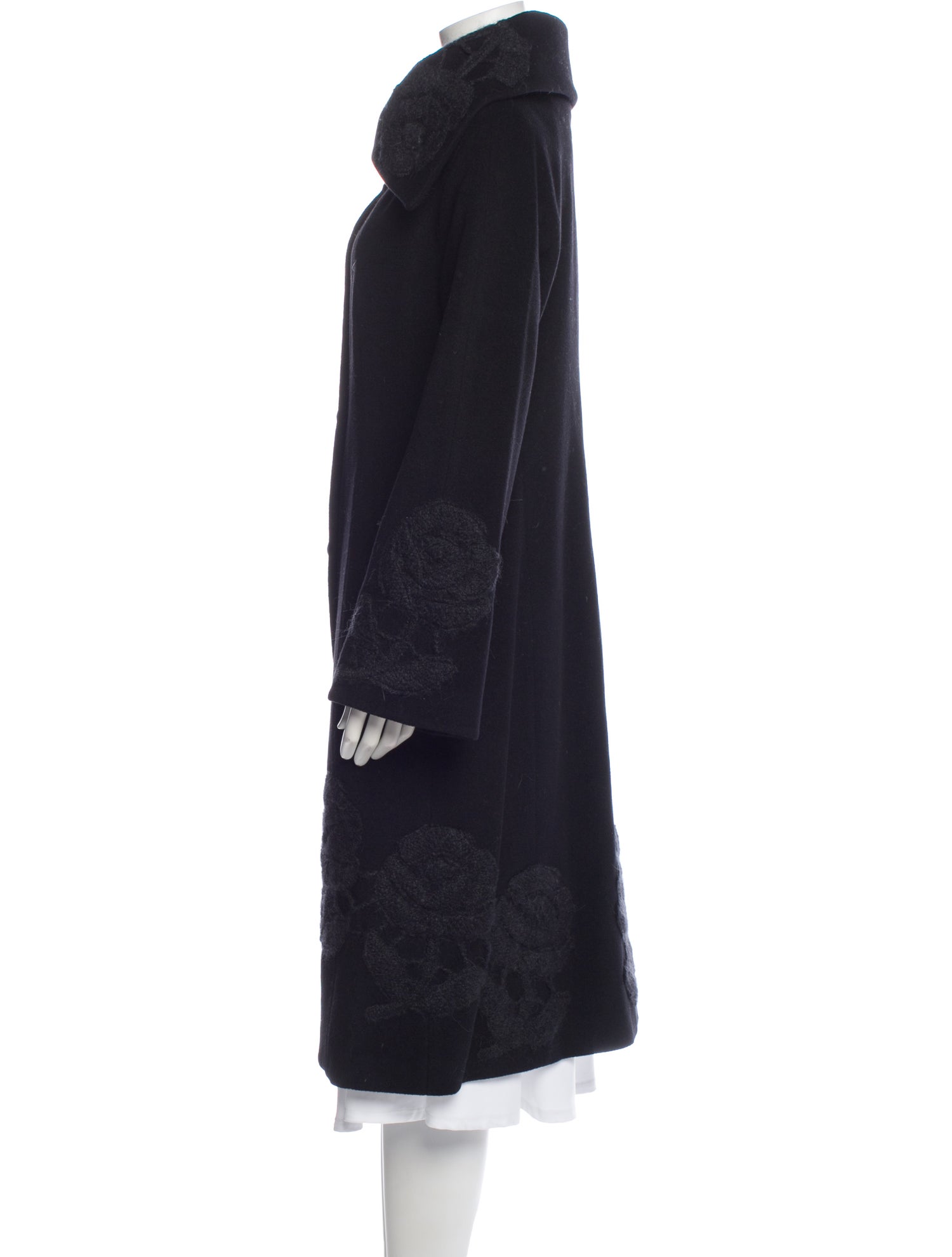 Martin Grant Wool Fur Coat