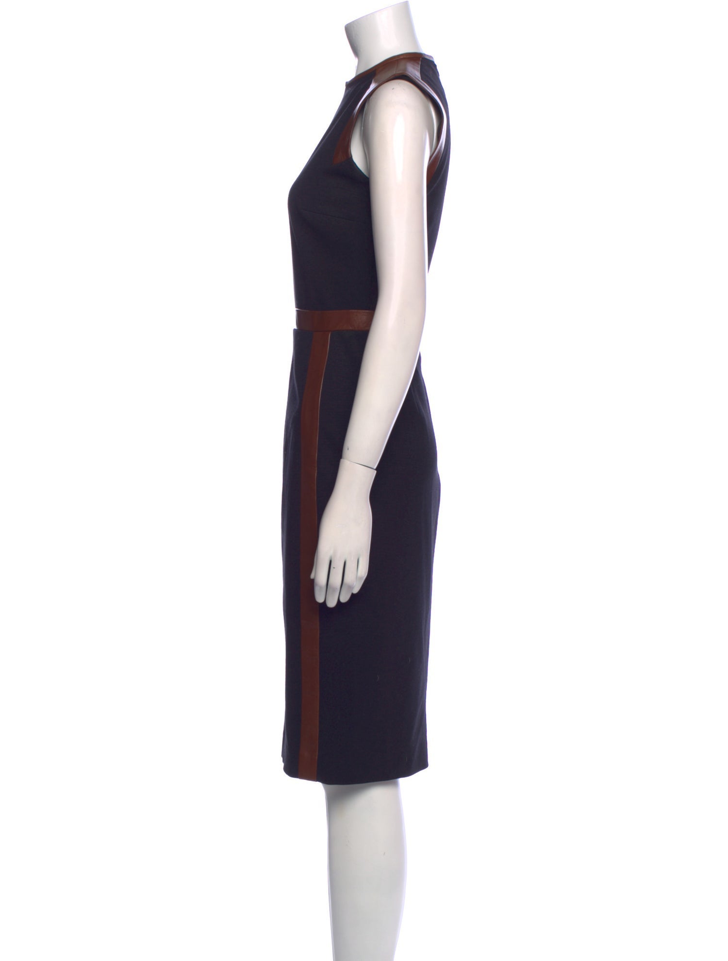 Martin Grant Virgin Wool Midi Length Dress