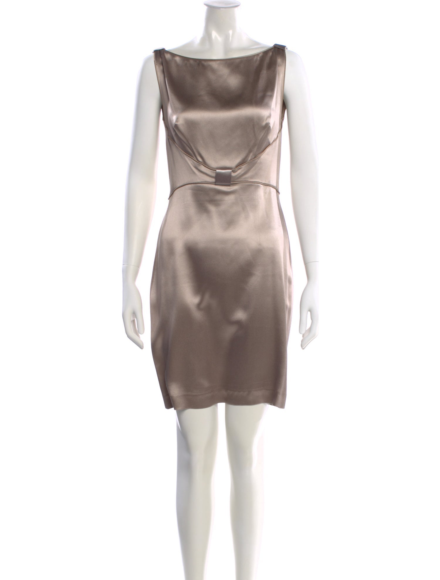 Martin Grant Bateau Neckline Mini Dress