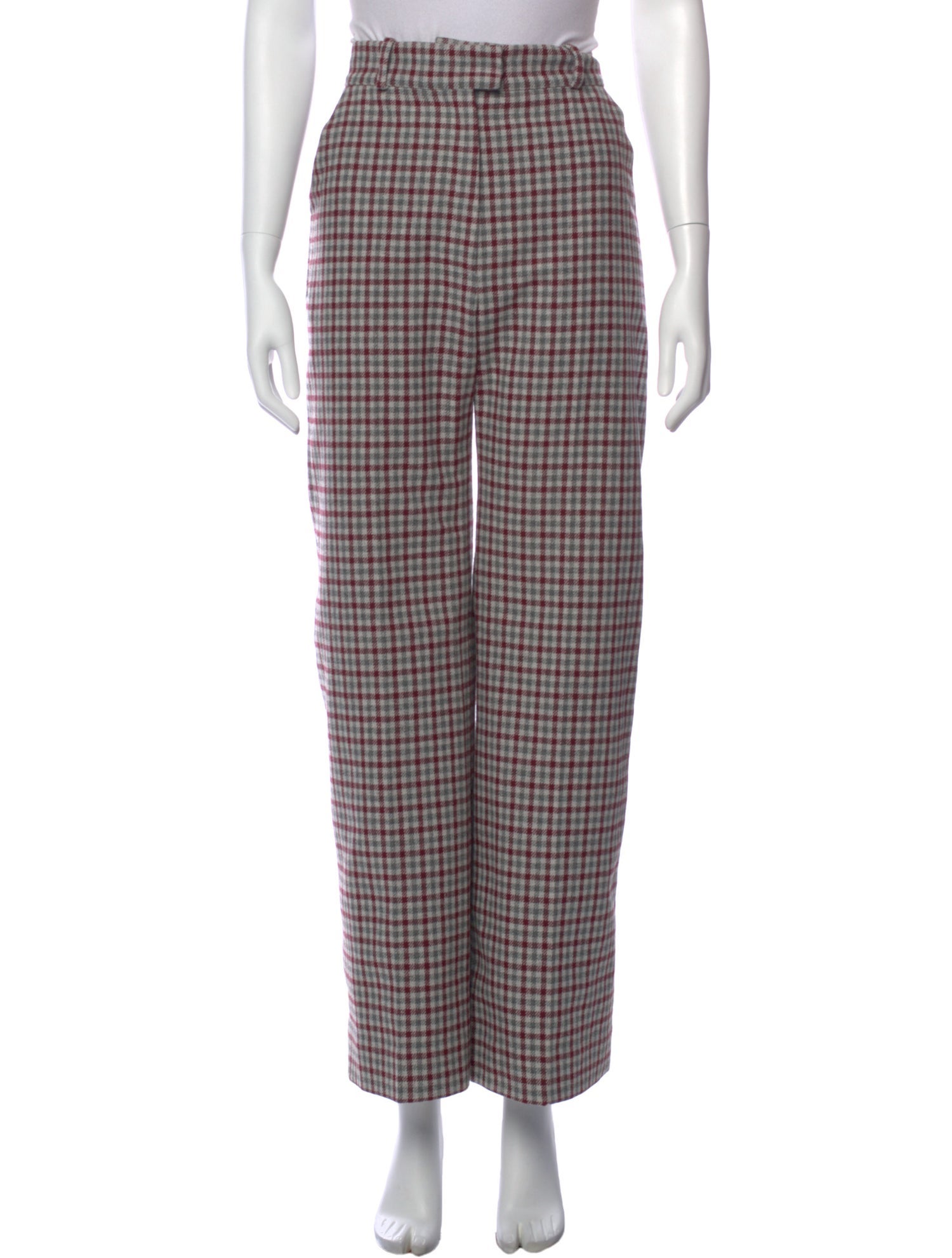 Martin Grant Wool Wide Leg Pants