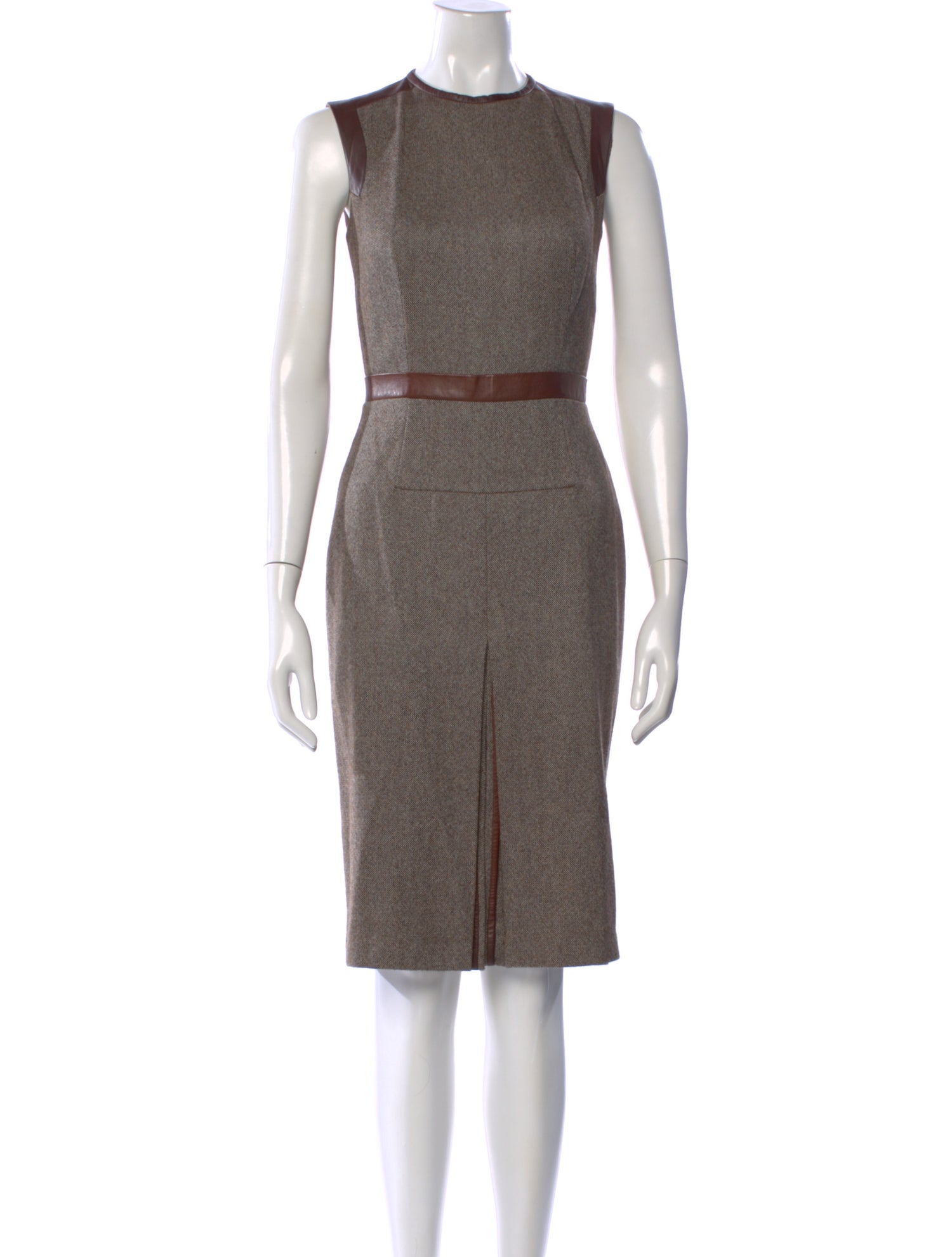 Martin Grant Wool Midi Length Dress