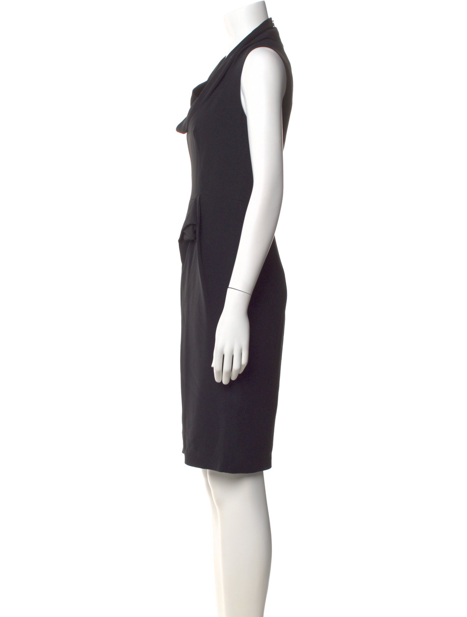 Martin Grant Cowl Neck Knee-Length Dress