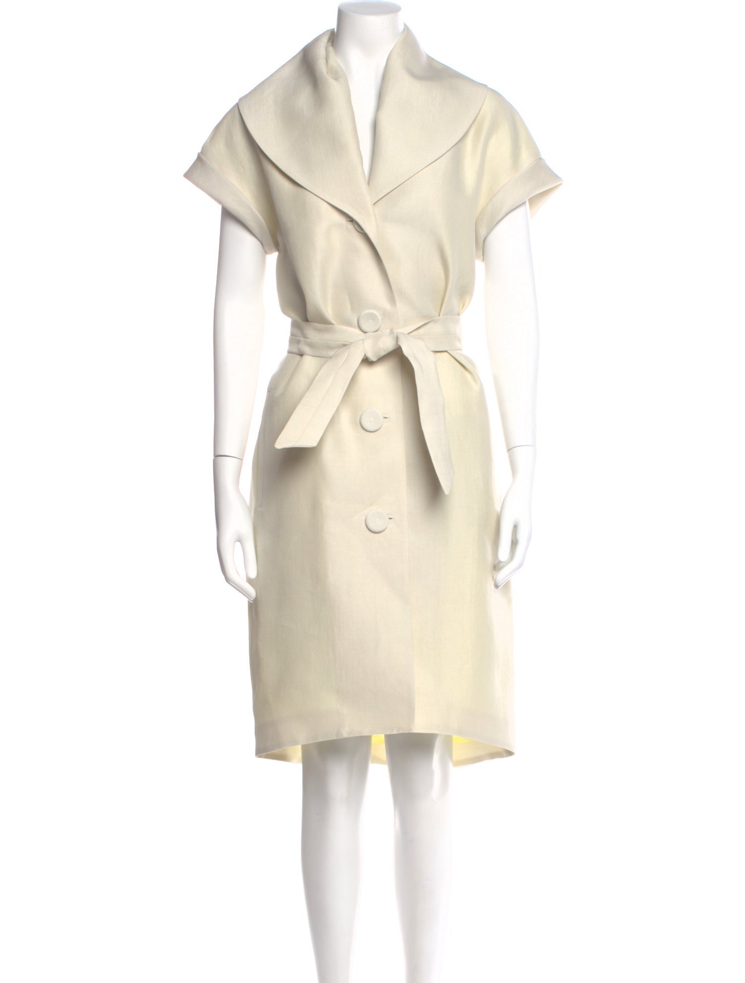 Martin Grant Linen Midi Length Dress