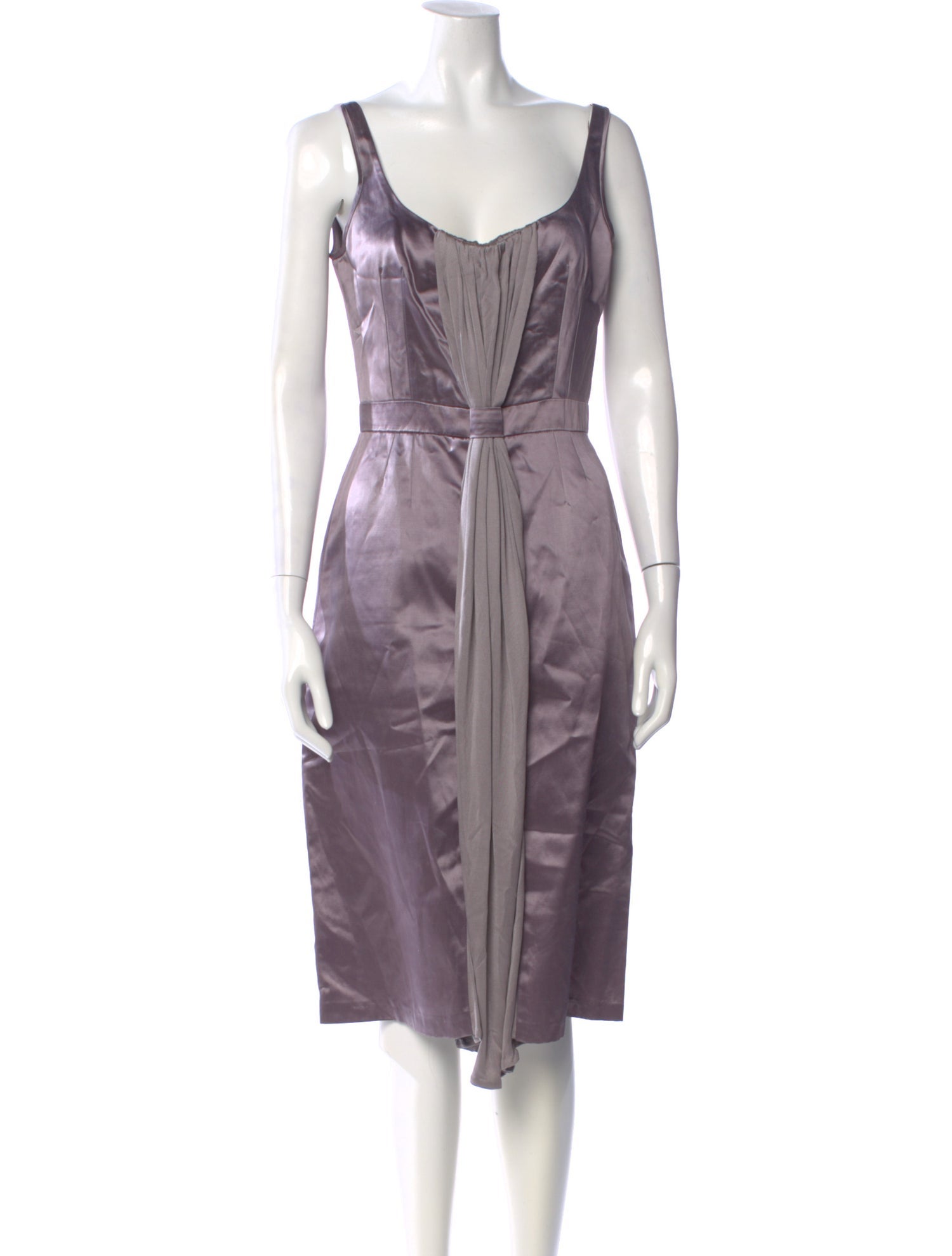 Martin Grant Scoop Neck Mini Dress