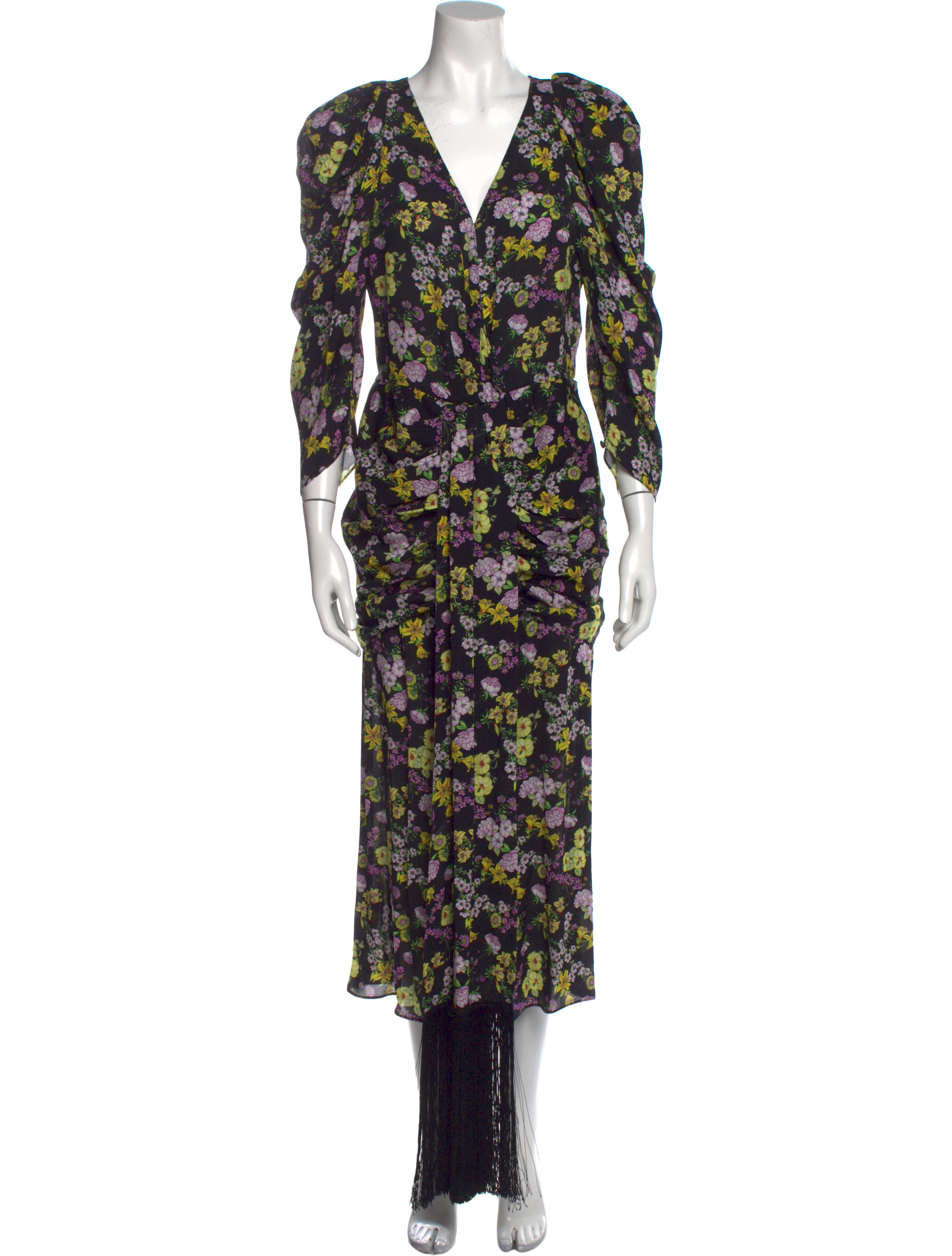 Magda Butrym Silk Long Dress