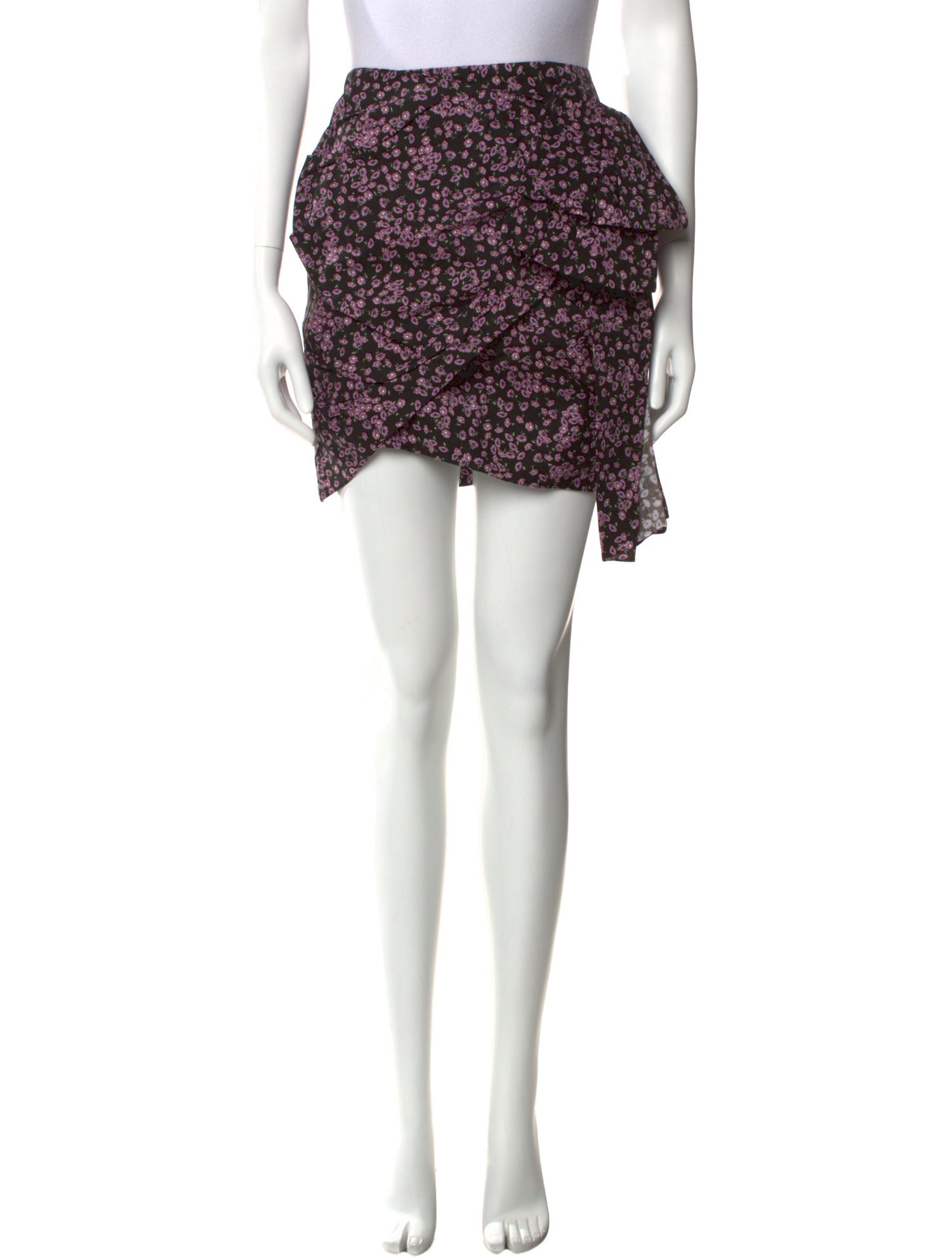 Magda Butrym Floral Print Mini Skirt