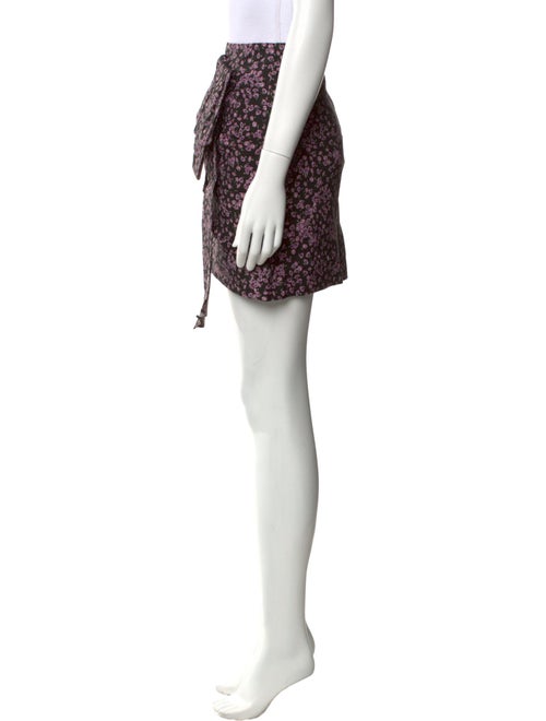 Magda Butrym Floral Print Mini Skirt
