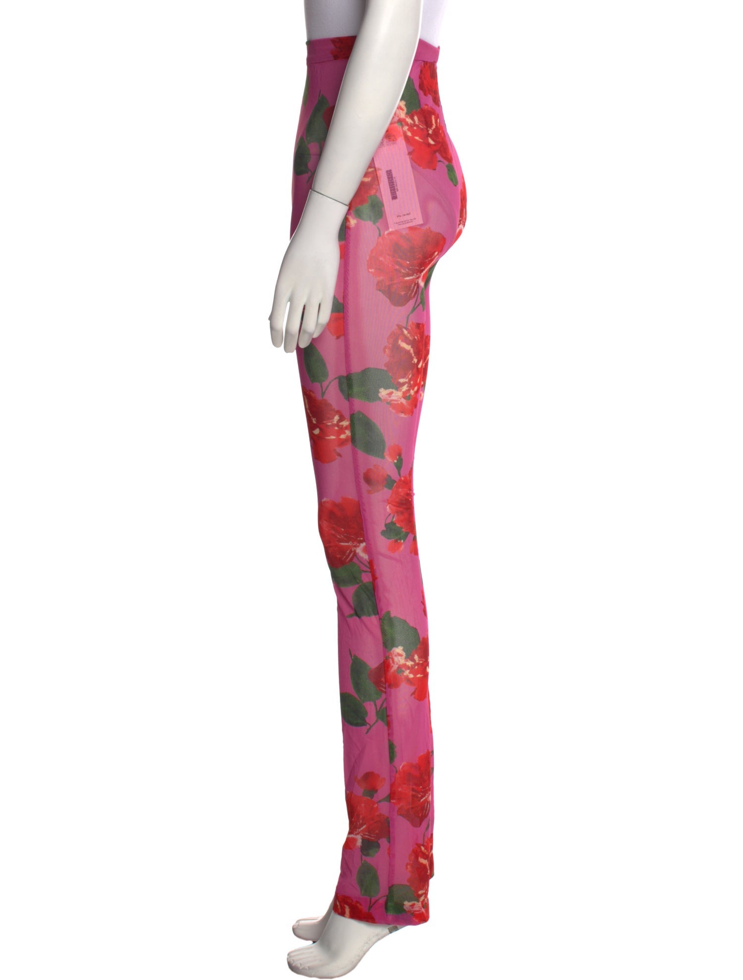 Magda Butrym Floral Print Skinny Leg Pants