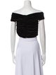 Magda Butrym 2022 Off-The-Shoulder Crop Top