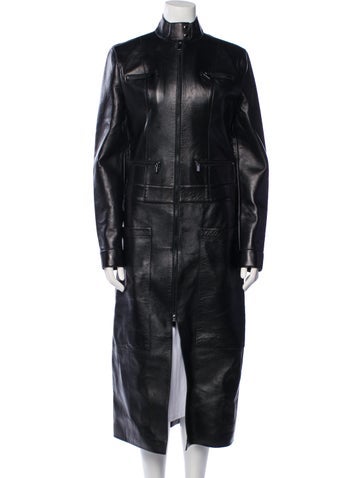 Magda Butrym Coats Lamb Leather Printed Coat Us2, Fr34 | XS