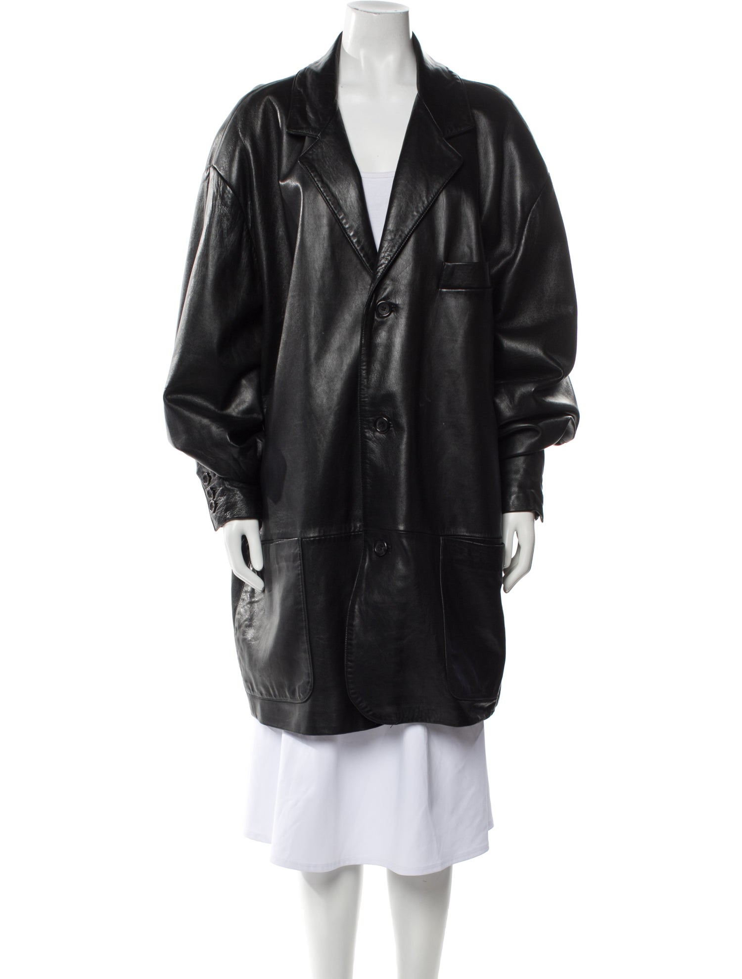 Magda Butrym Leather Coat